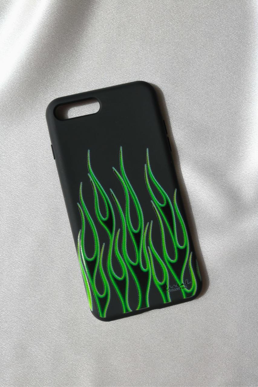 Green Fire Phone case