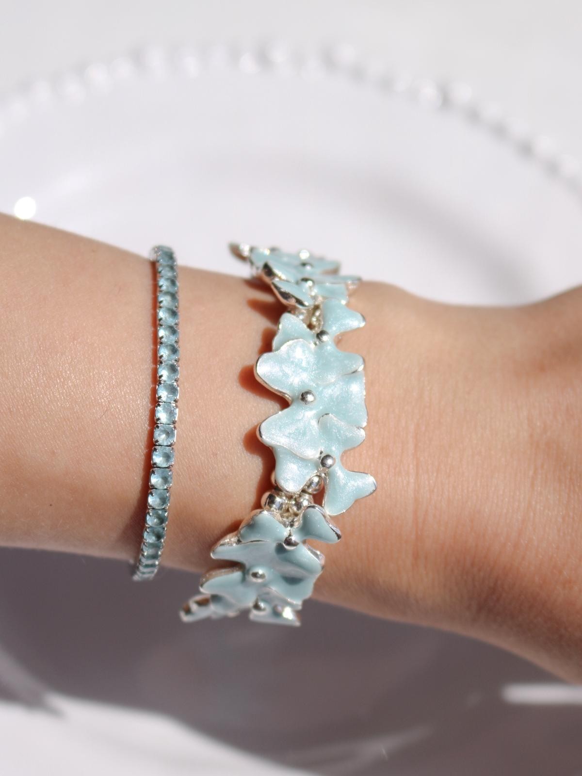 Blue Blossiva Bileklik