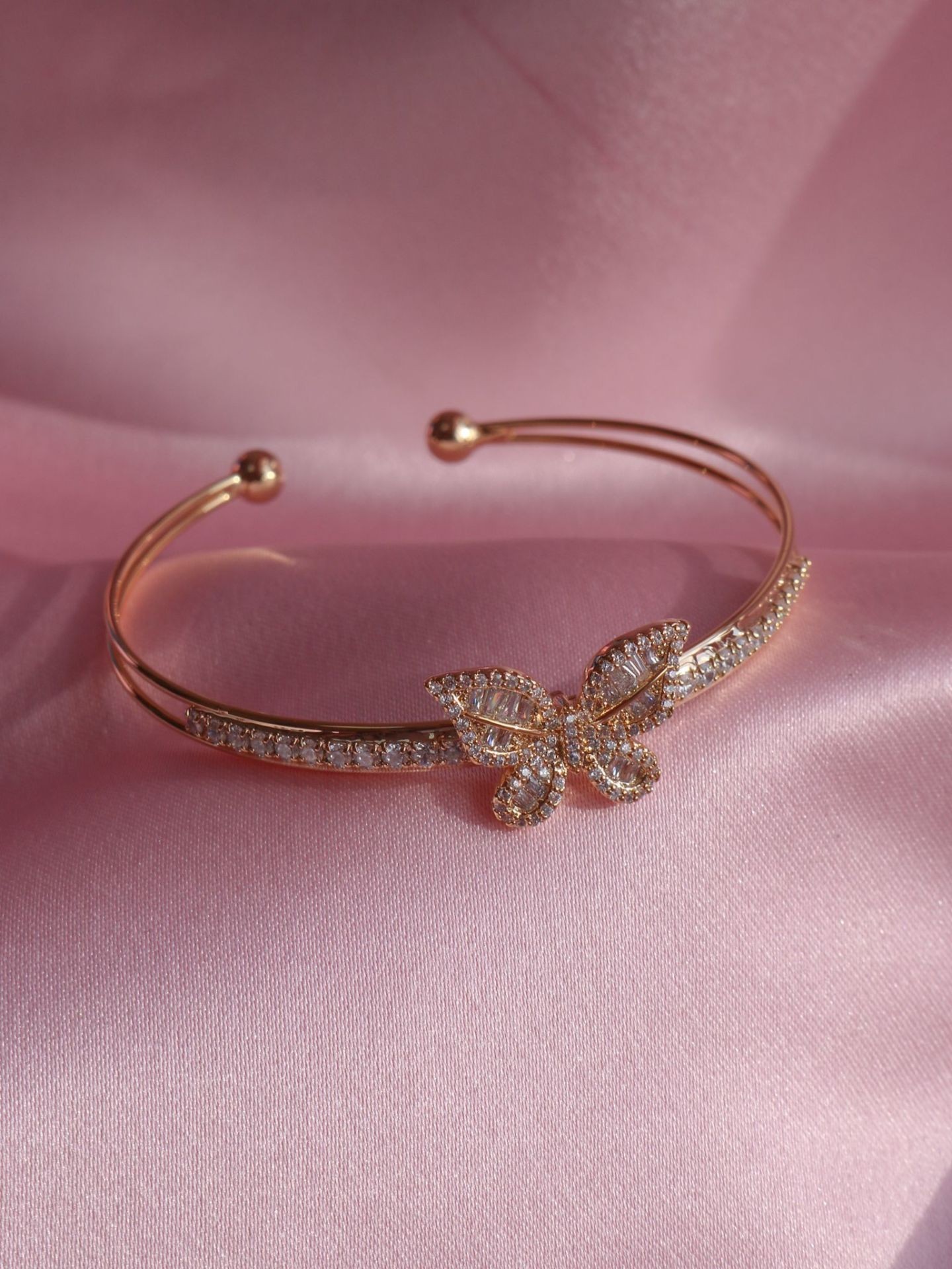 Shimmering Butterfly Bracelet