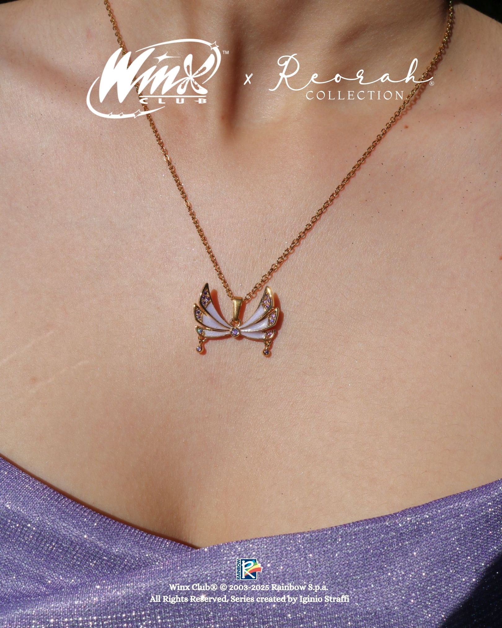 Winx Club® Tecna Enchantix Fairy Wings Necklace