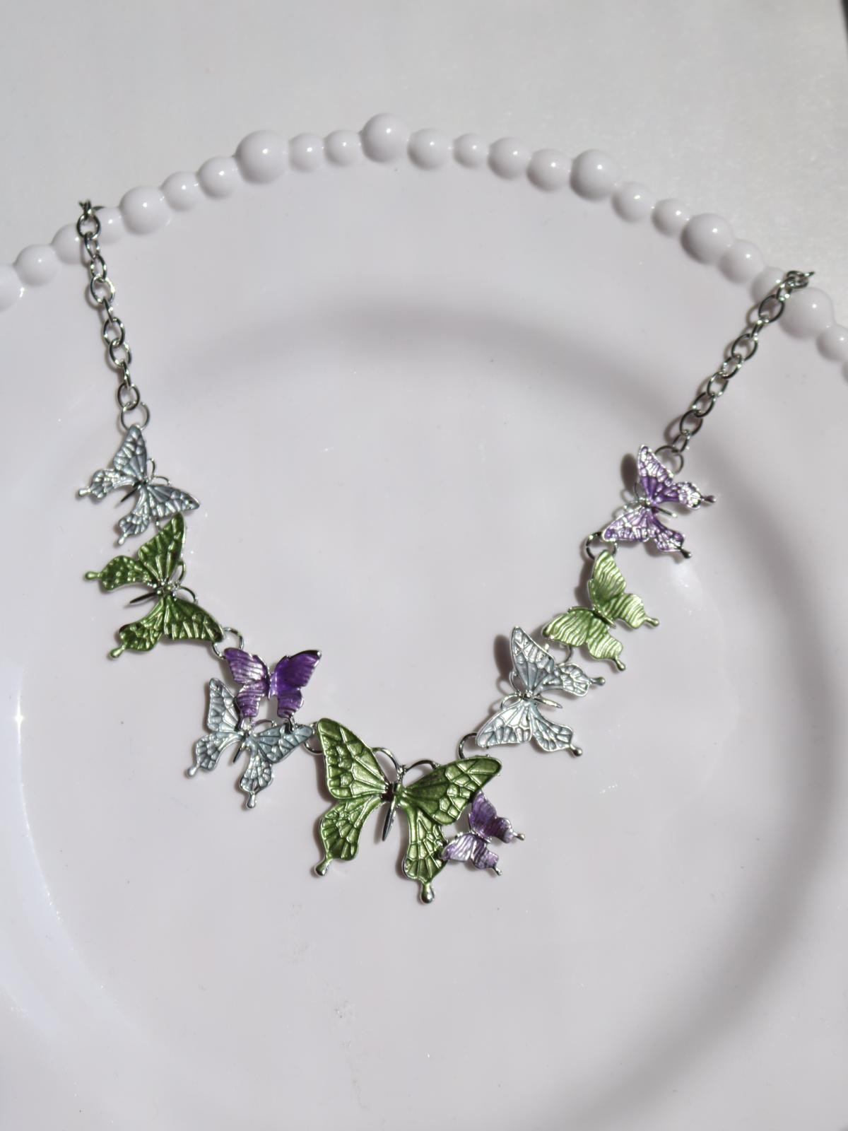 Green Fairy Butterfly Wings Kolye