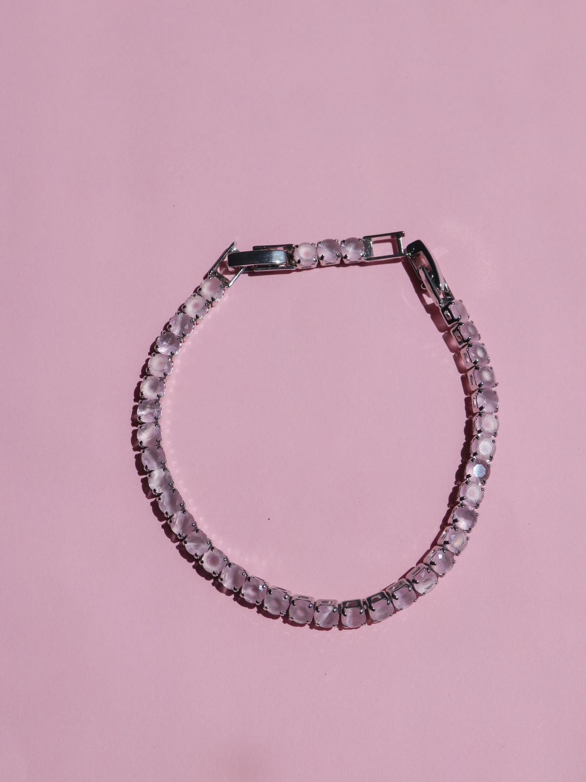 Pink Icy Waterway Bracelet