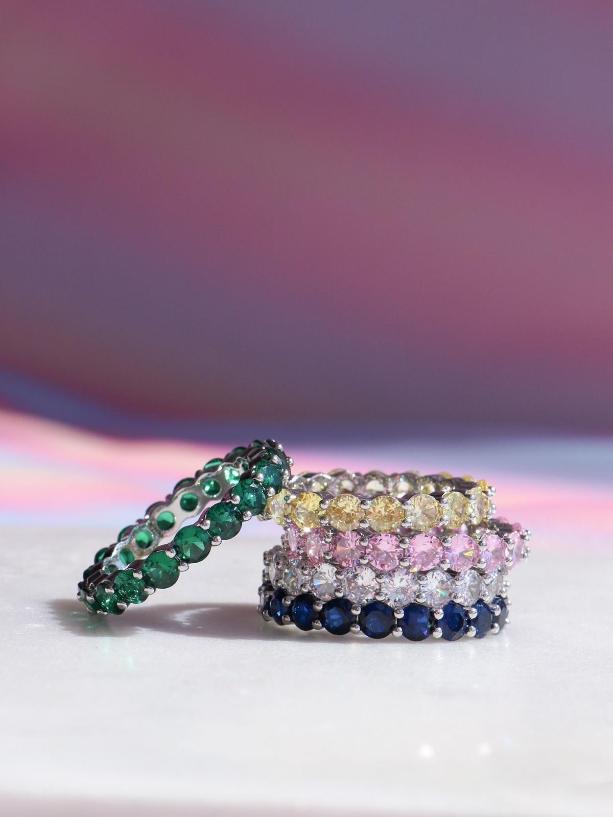 Multi Circle Ring Colors Collection