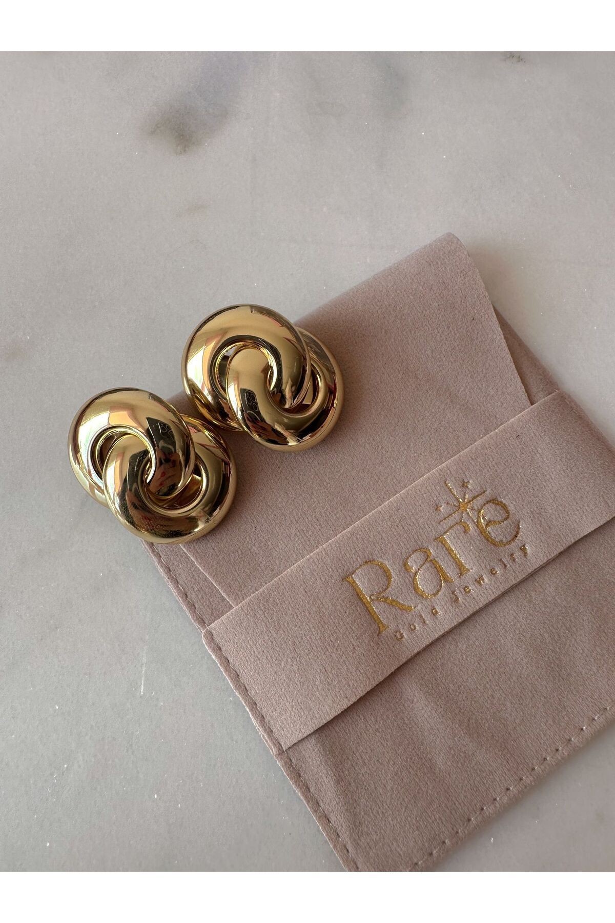 Double Ring Design Earring Pinterest