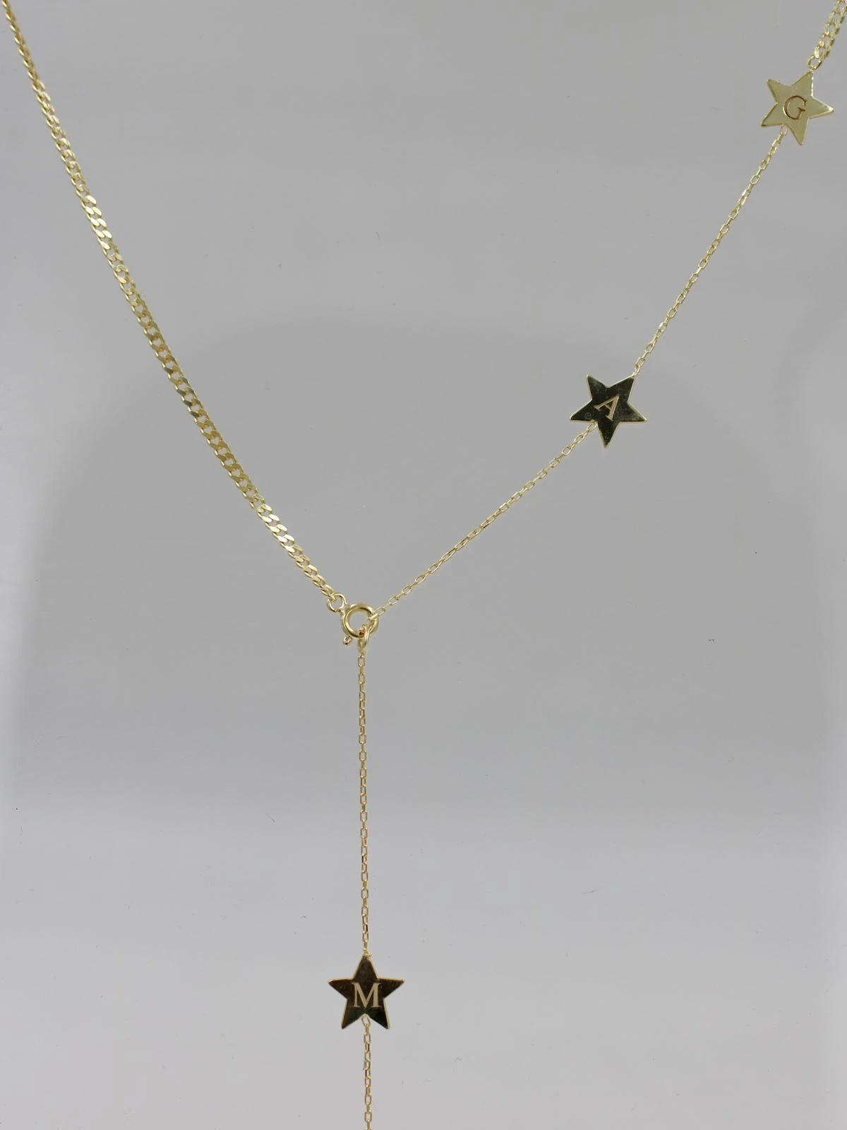 Personalized Name 925 Sterling Silver Necklace with Star Pendant