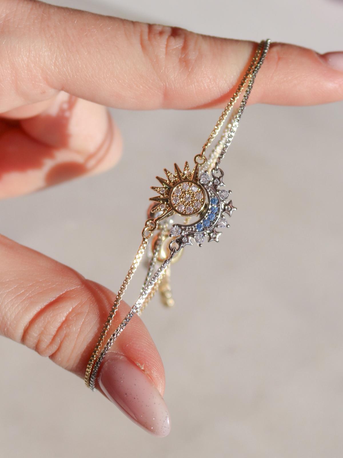 Moon and Sun Çift Bileklik