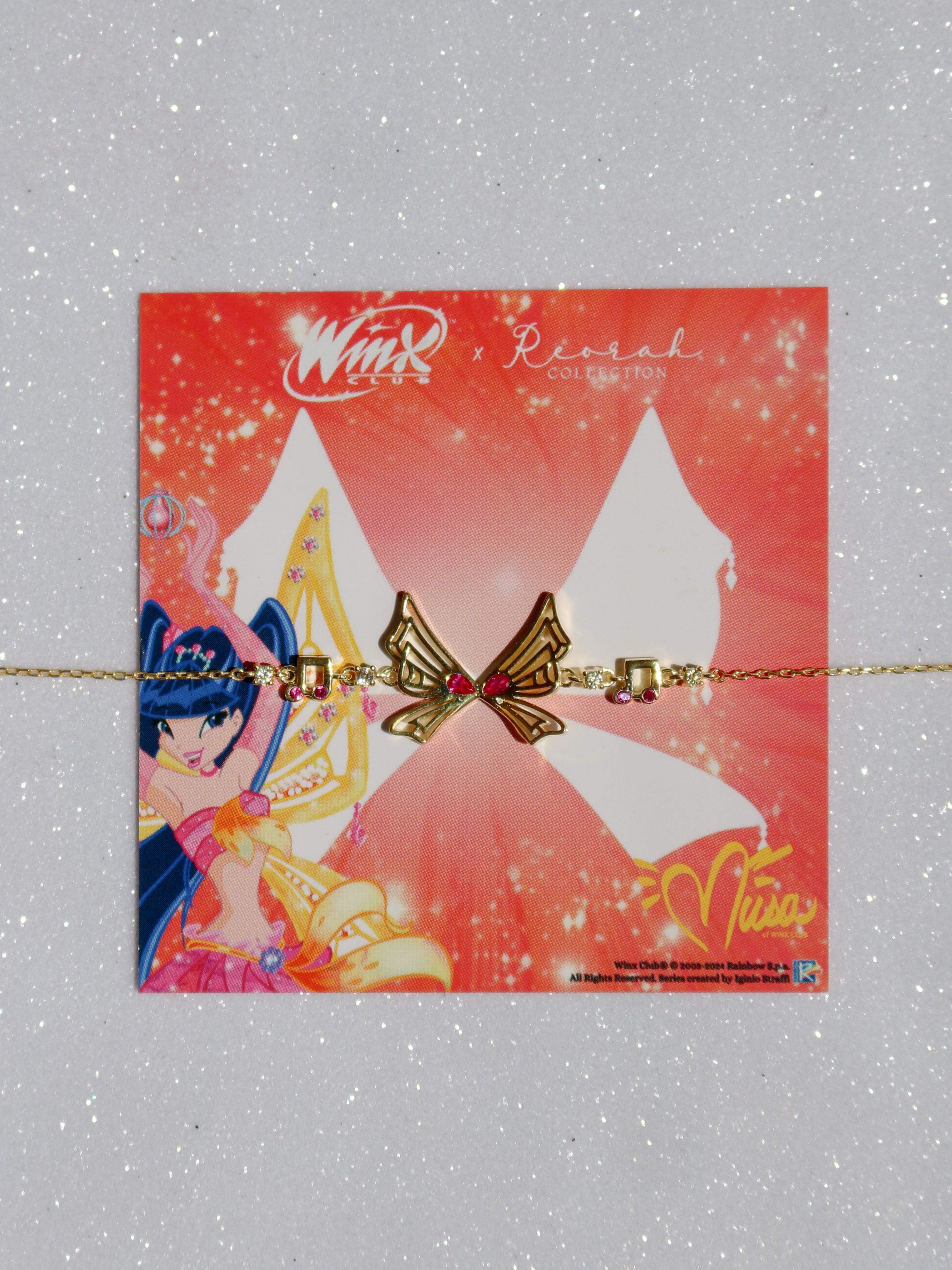 Winx Club® Musa Enchantix Wings 925 Silver Bracelet
