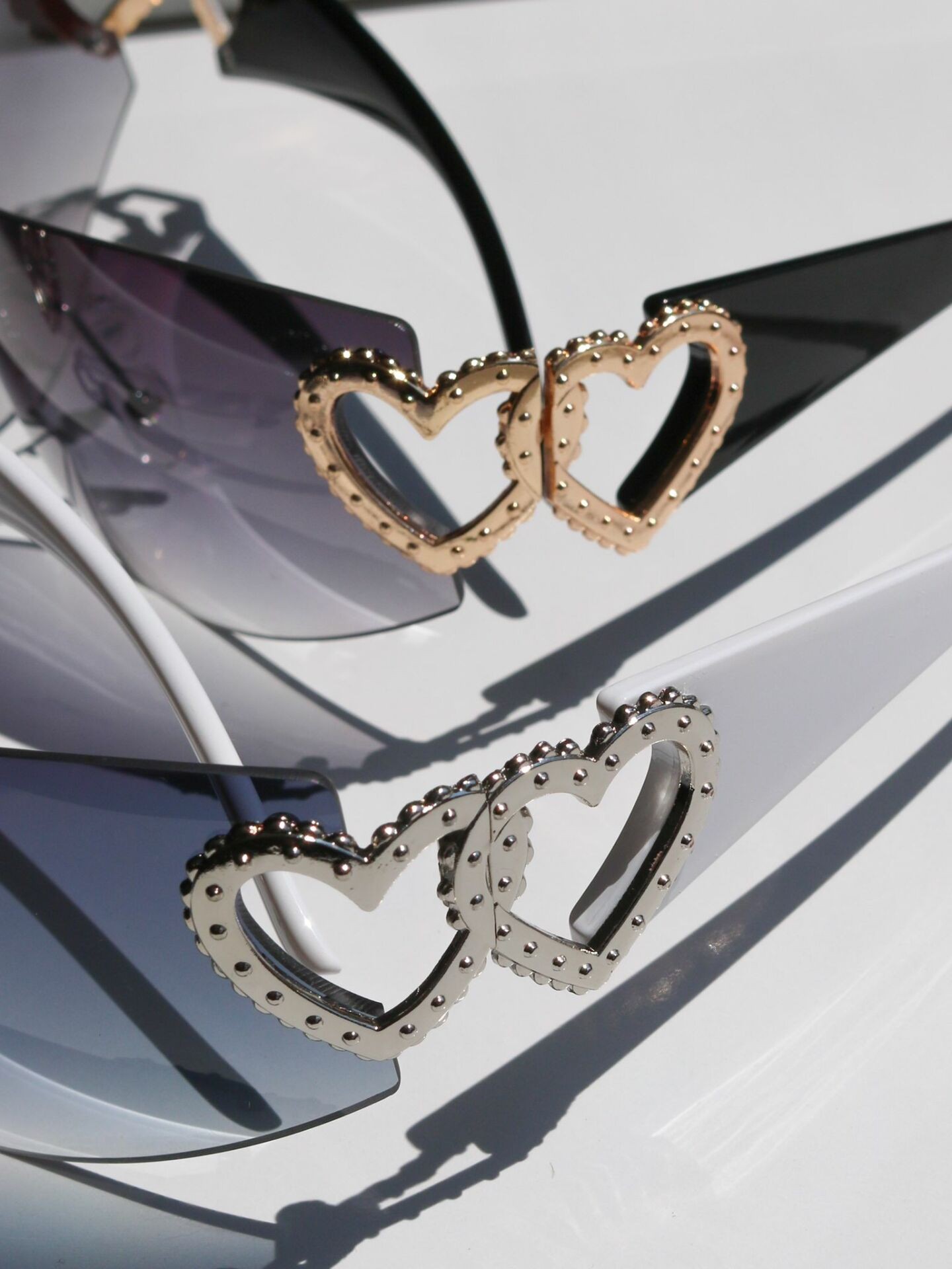 Heart Detailed Glasses