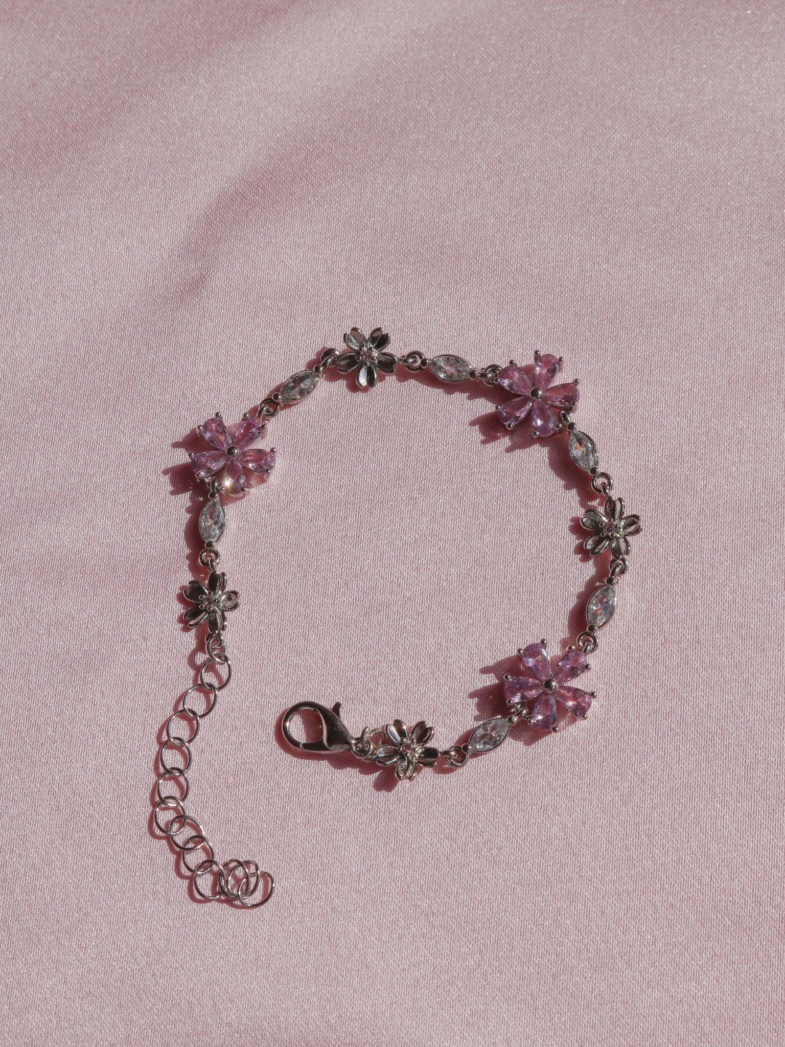 Flower Ladies Code Bracelet