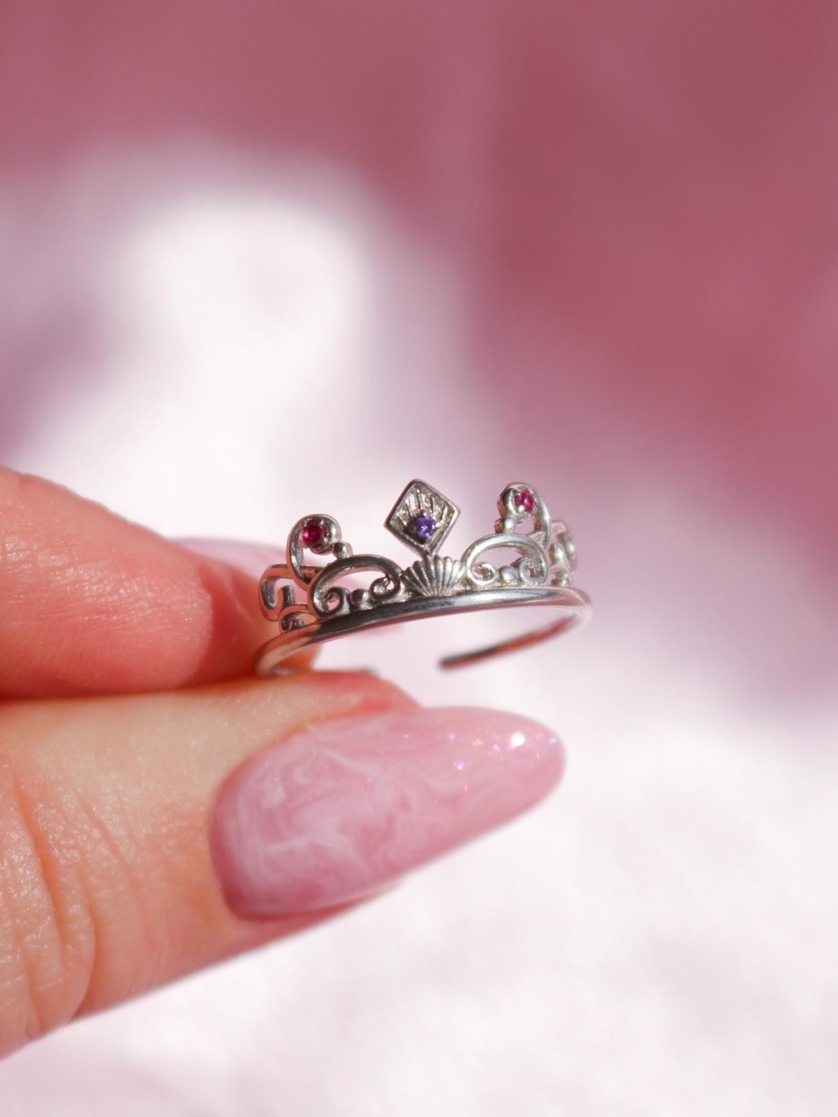 Queen Calissa Crown 925 Silver Ring