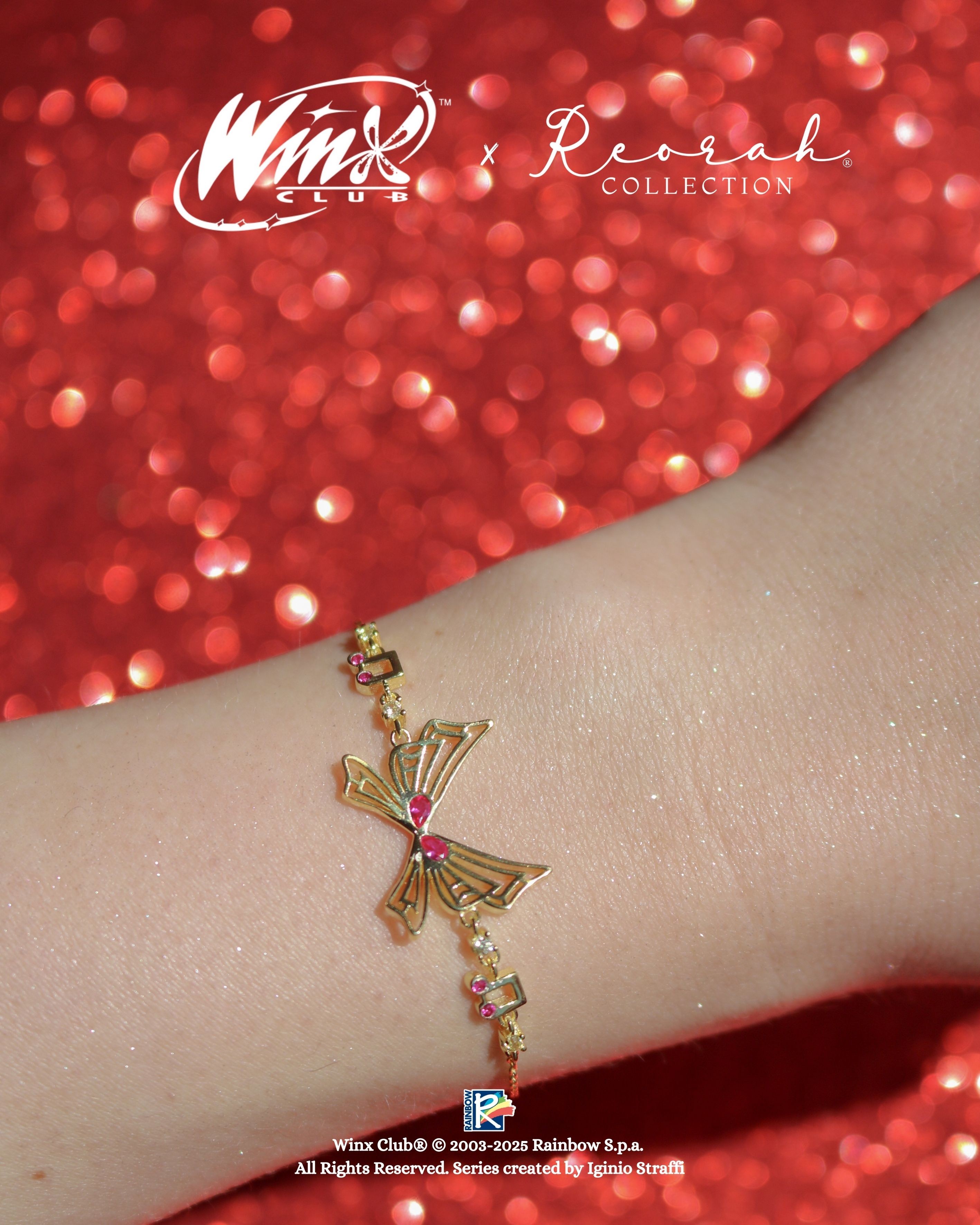 Winx Club® Musa Enchantix Wings 925 Silver Bracelet