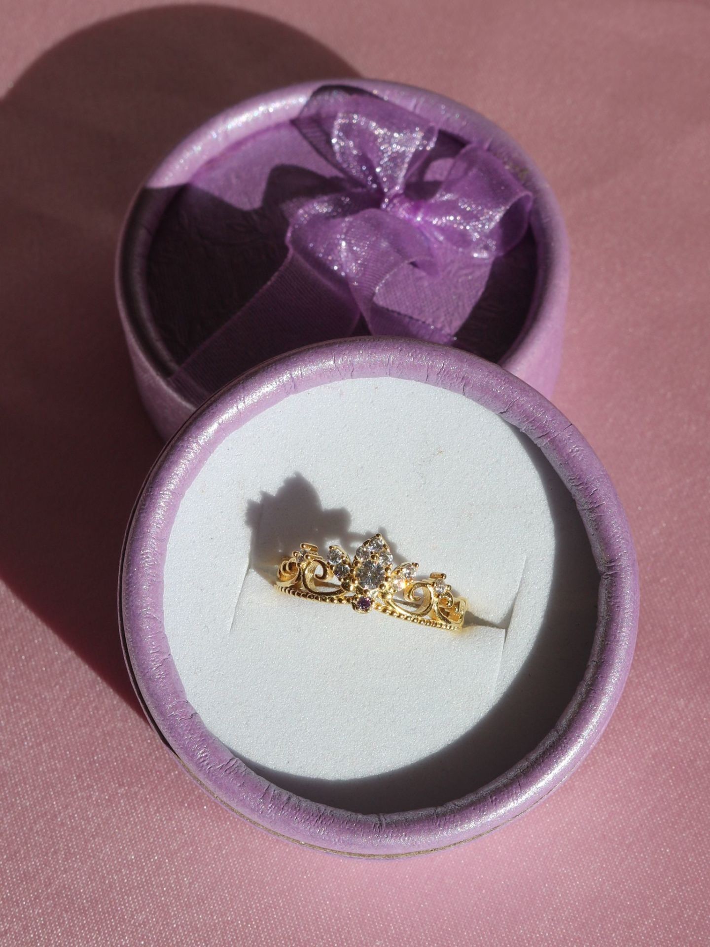 Rapunzel Royal Crown Ring 925 Silver