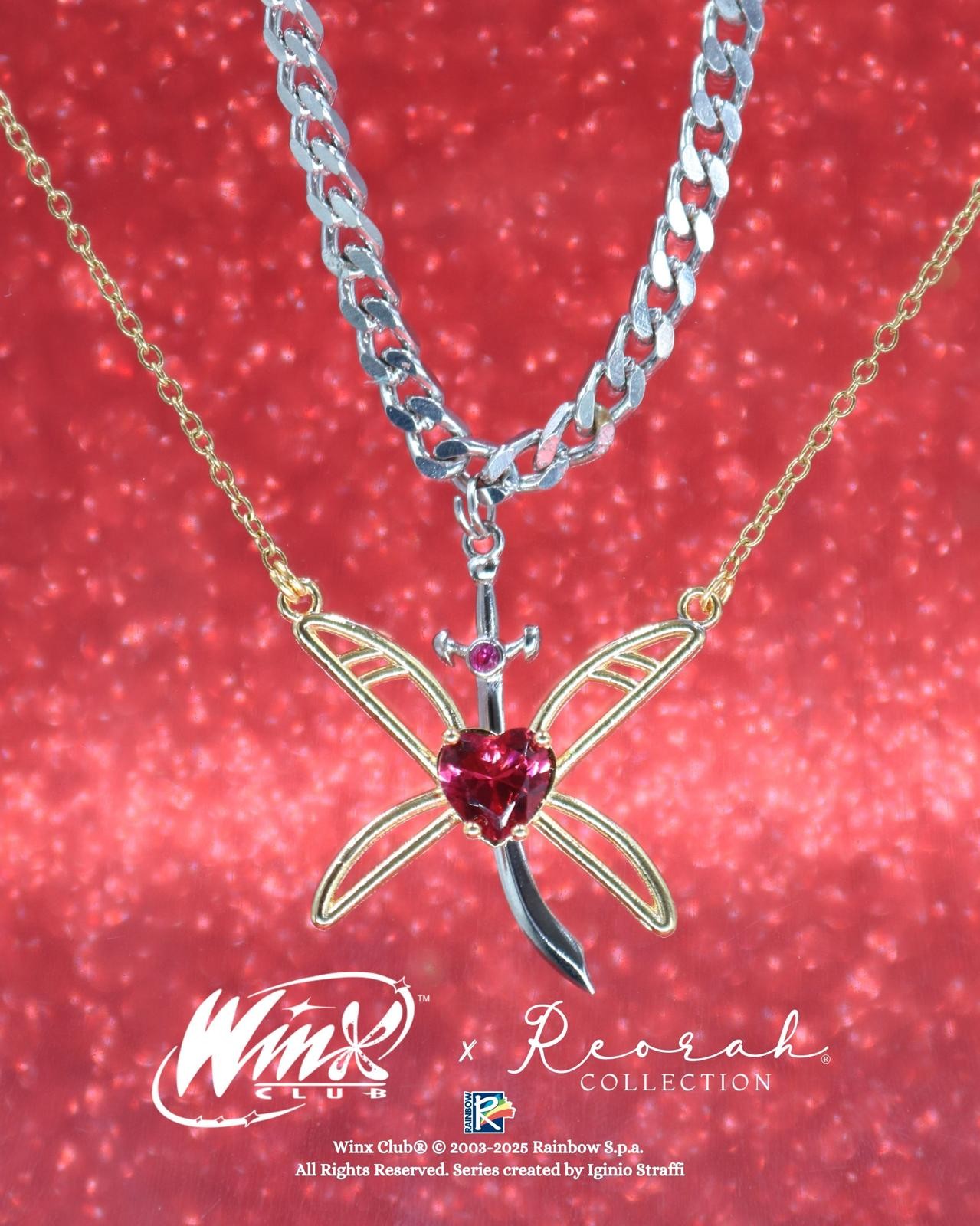 Winx Club® Musa ve Riven Çift Kolyesi