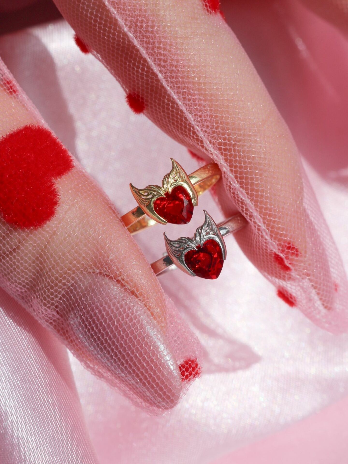 Wanda Scarlet Witch 925 Silver Ring