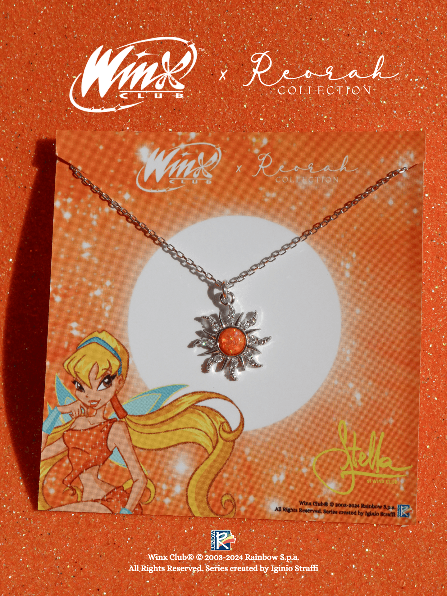 Winx Club® Stella Opal Sun Kolye 925 Ayar Gümüş