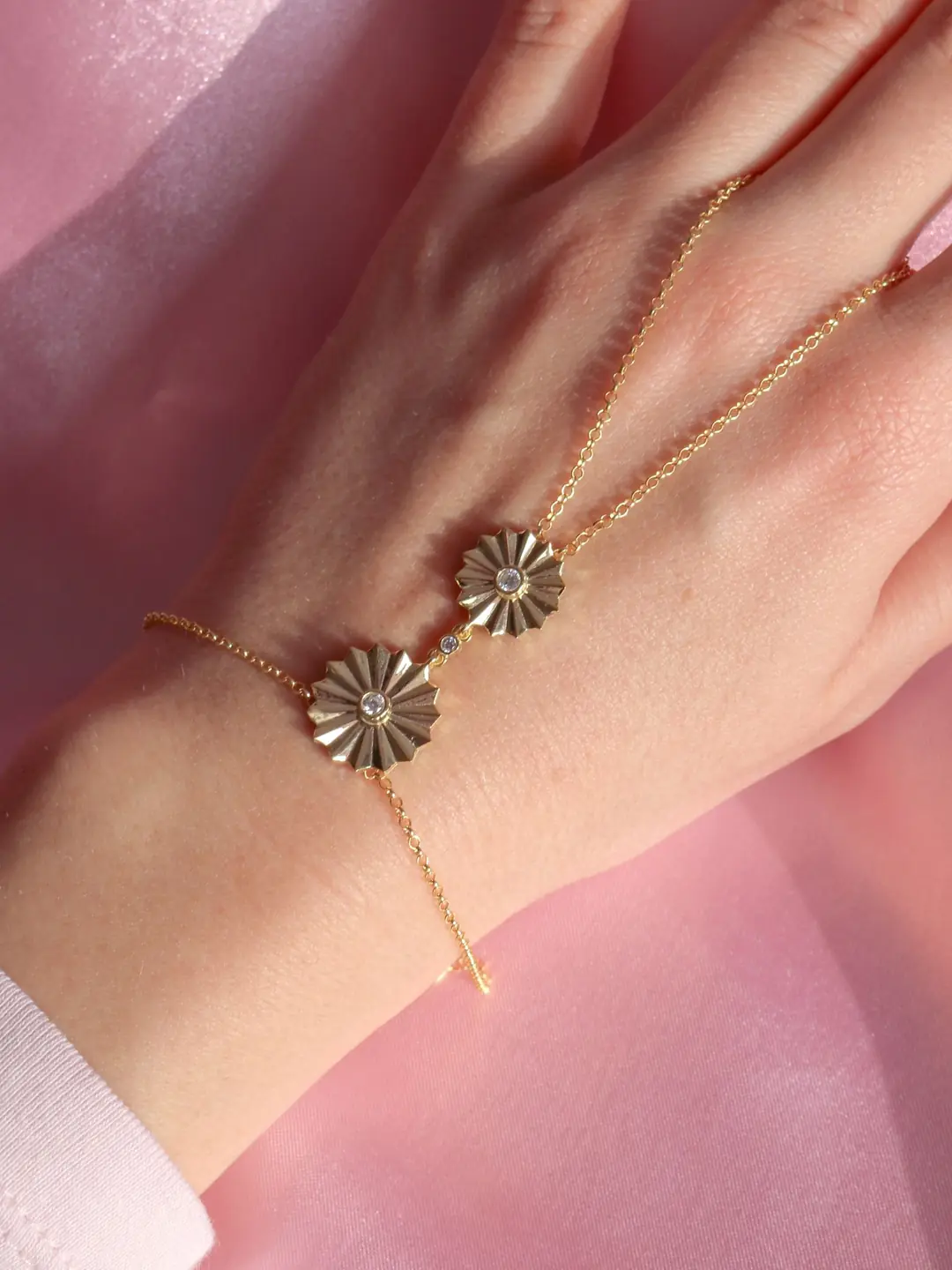 Gold Special cut crystal stone detailed 925 sterling silver shahmeran 49 main image 1