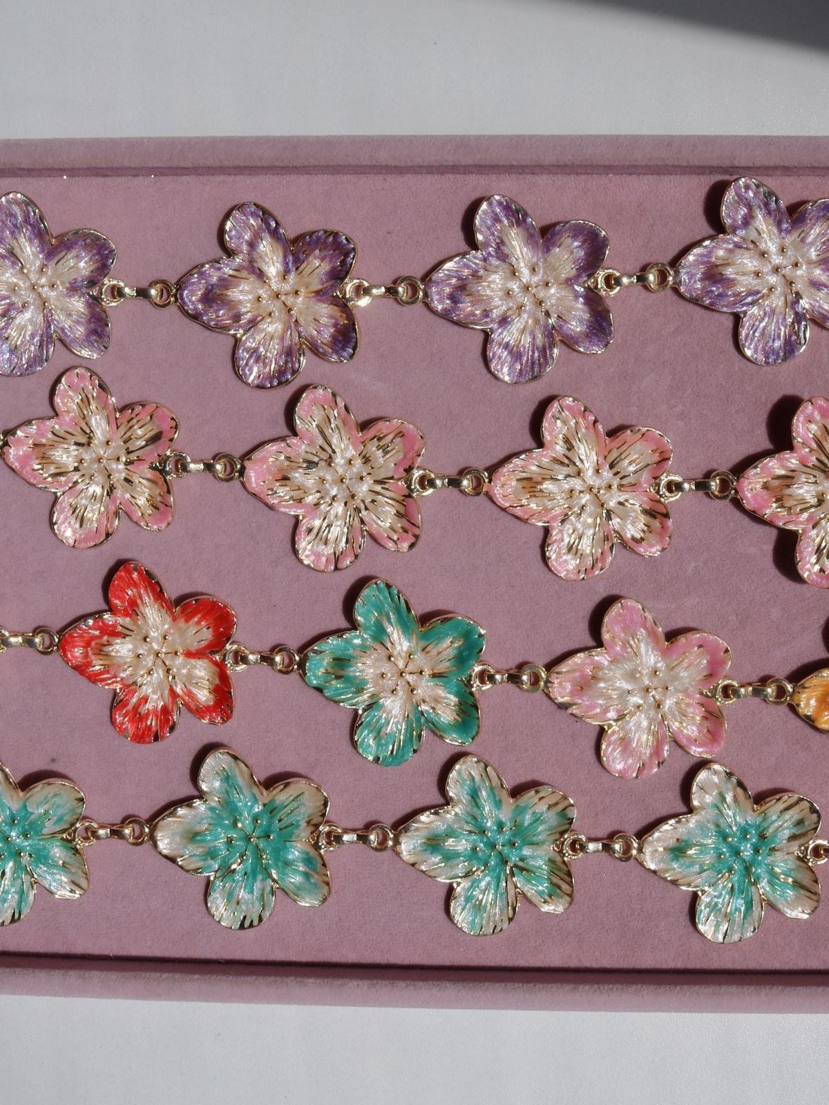 Pink Lotus Flower Belt