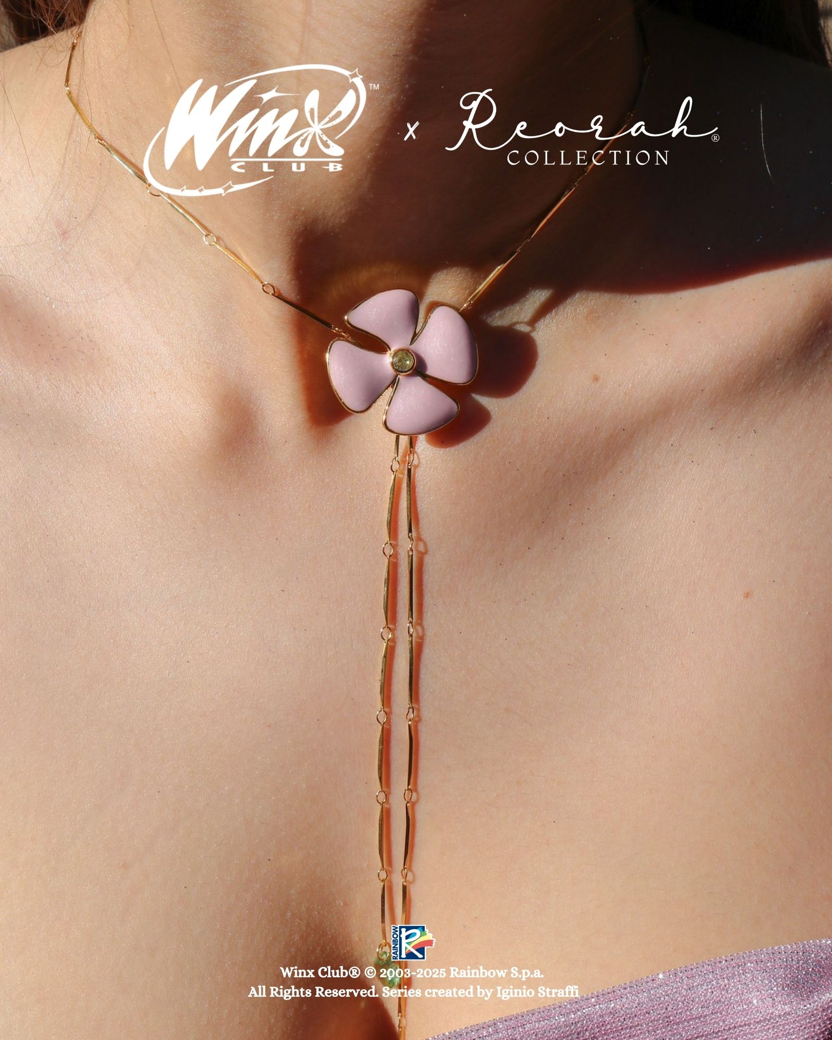 Winx Club® Flora Flower Lariat Necklace