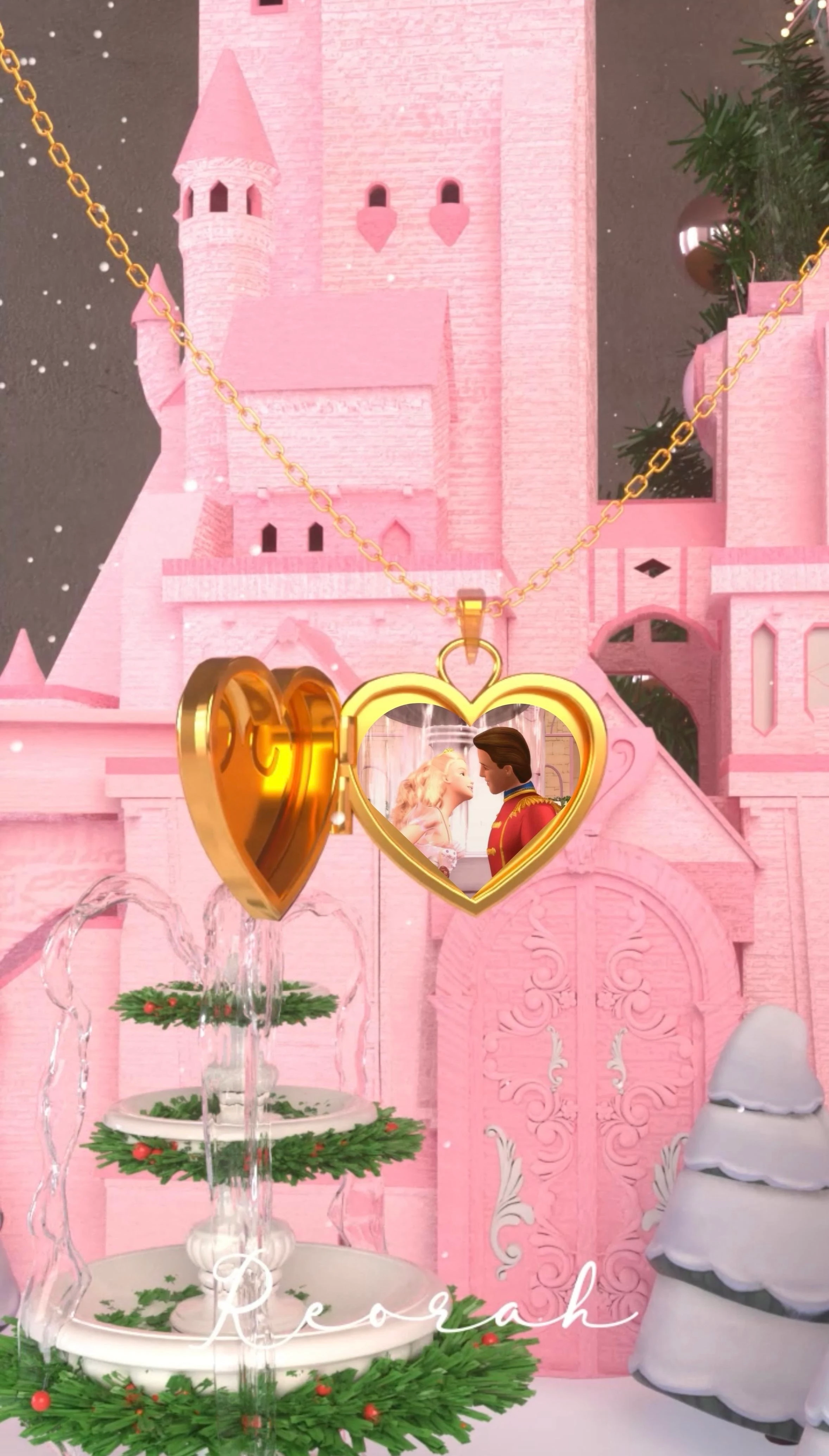 Sugar Plum Princess Clara Kişiye Özel Fotoğraflı Kapaklı 925 Gümüş Kolye