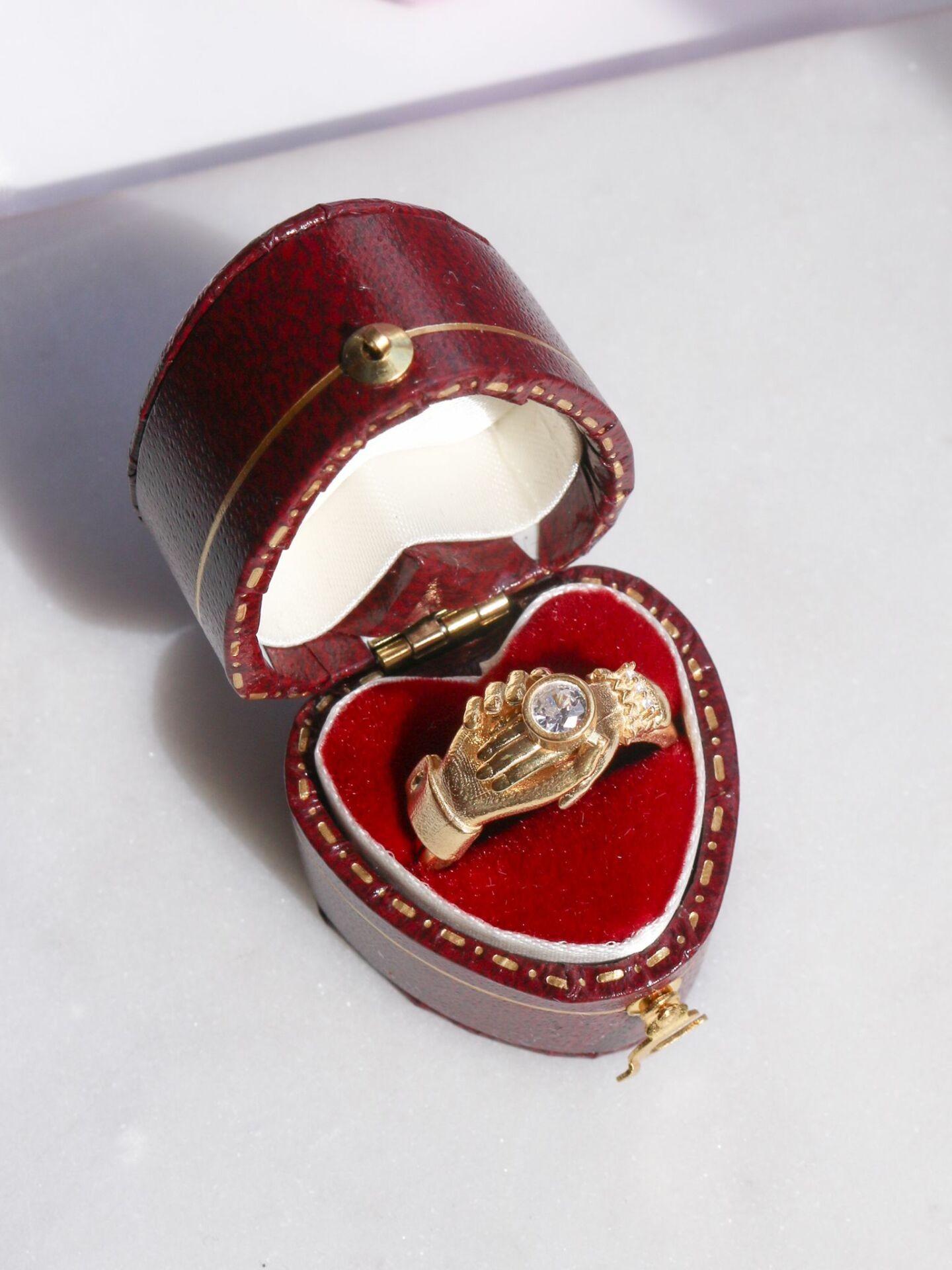Empty Heart 925 Silver Ring