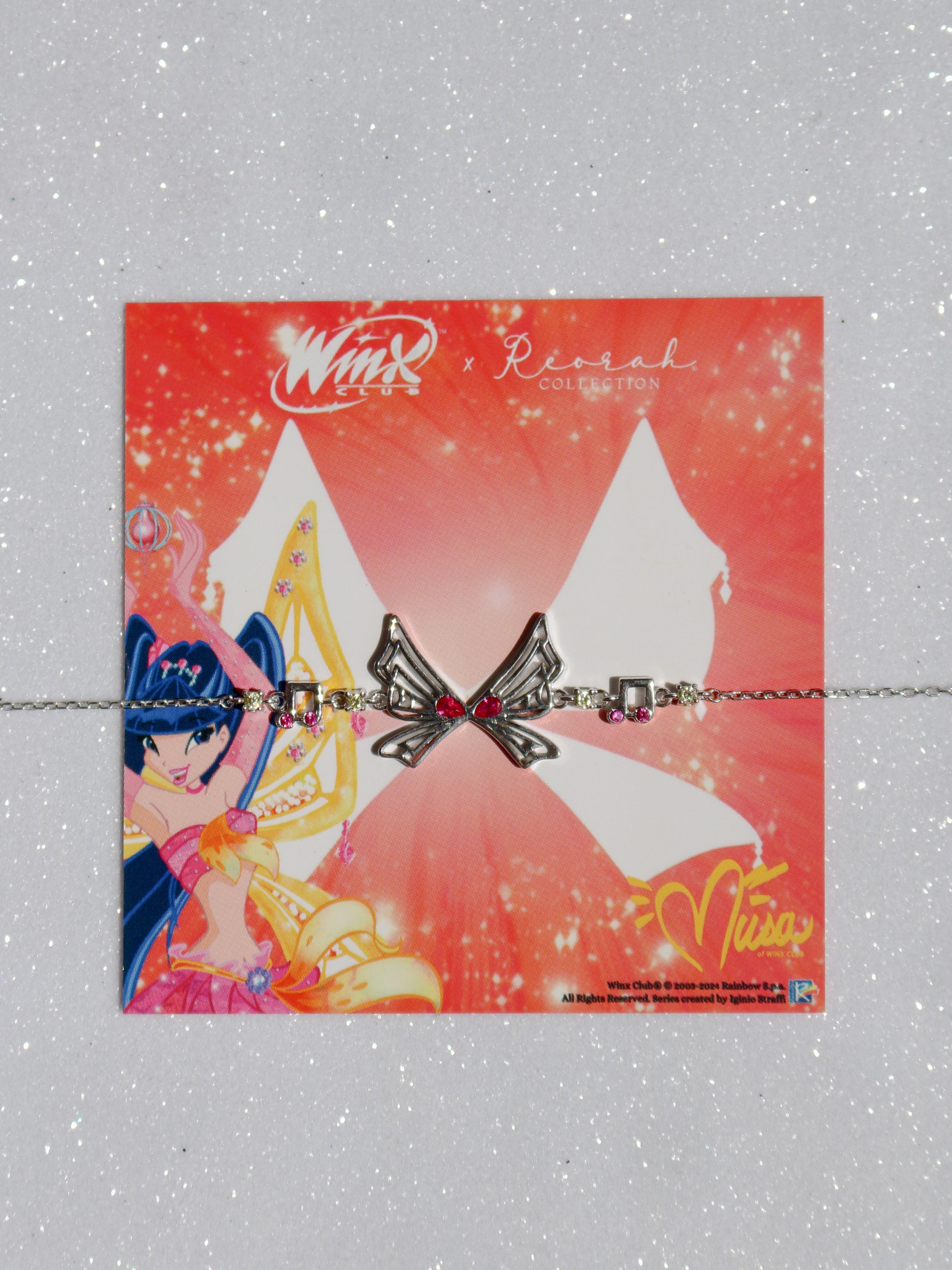 Winx Club® Musa Enchantix Wings 925 Silver Bracelet
