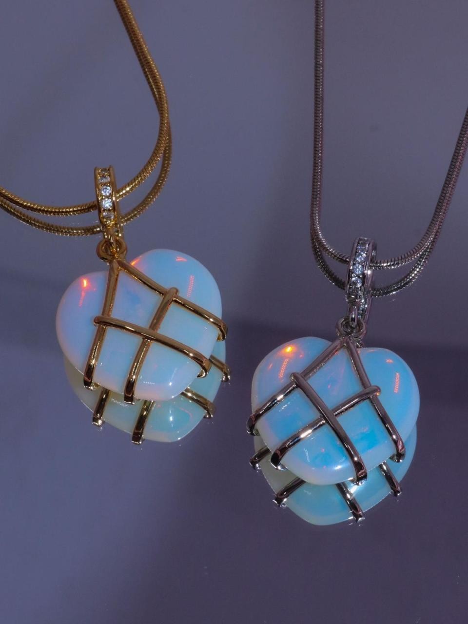 Diamond Chateau Opal Necklace