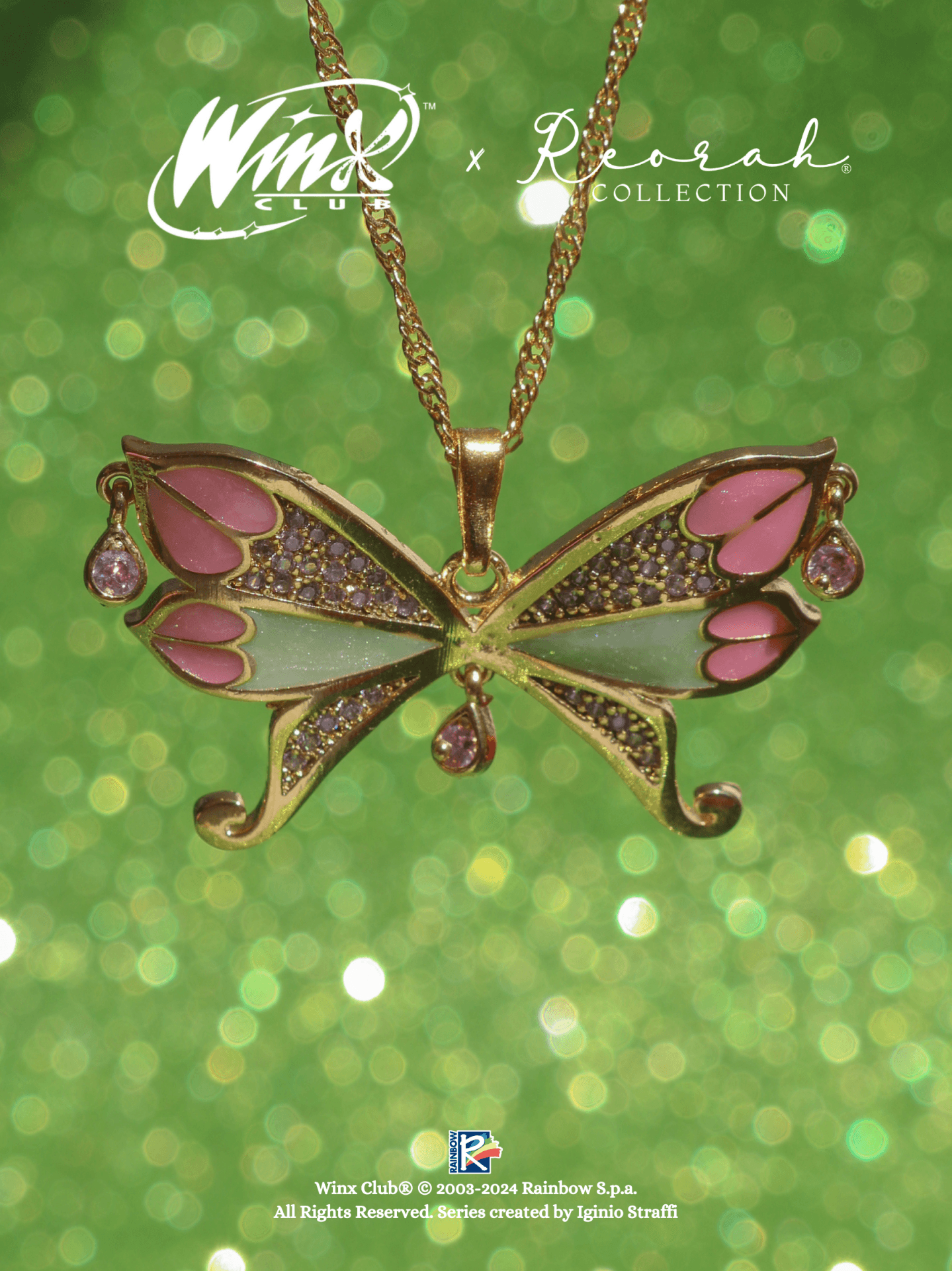 Winx Club® Aisha Enchantix Wings Necklace