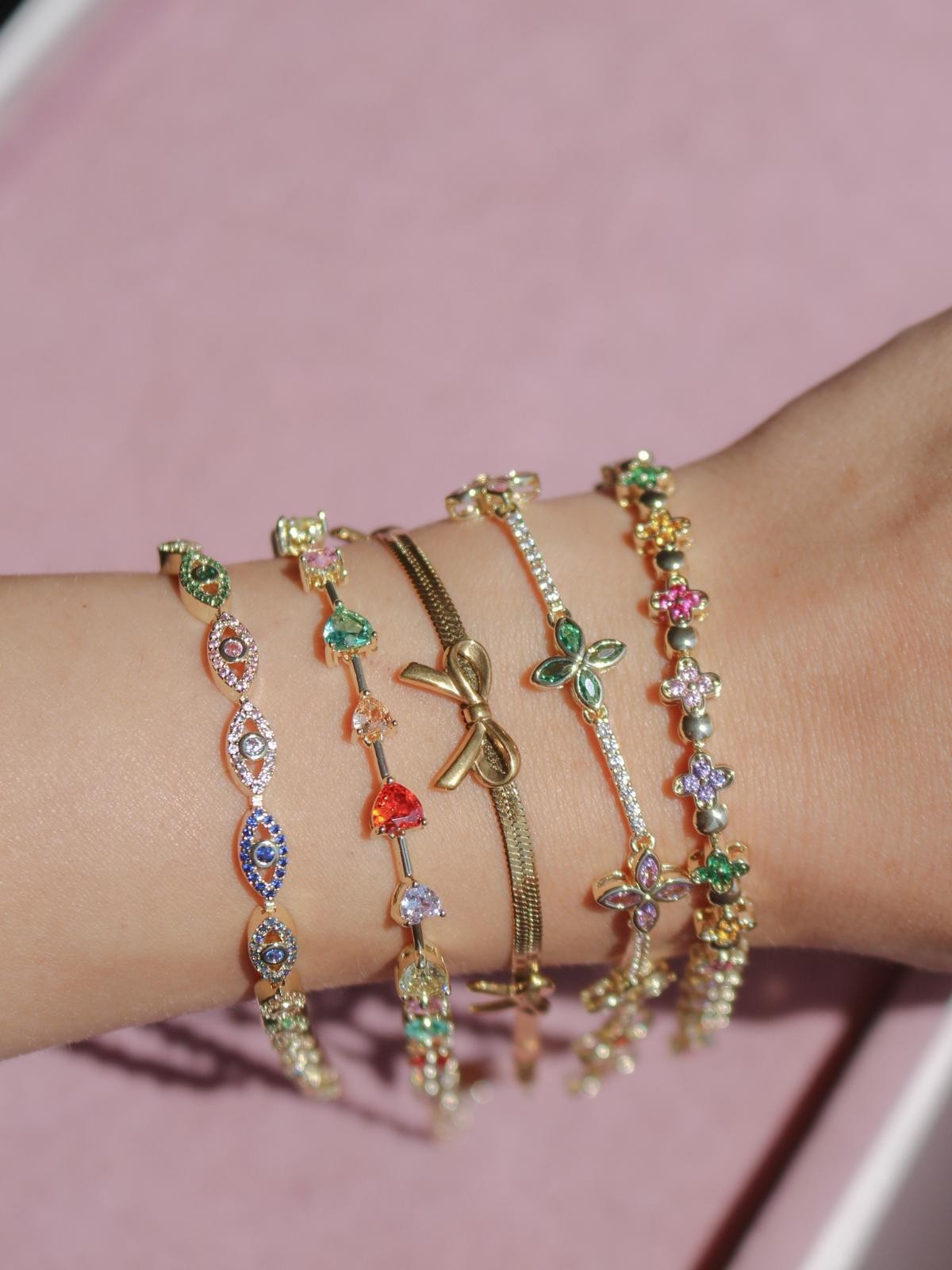 Colorful Heartline Bileklik