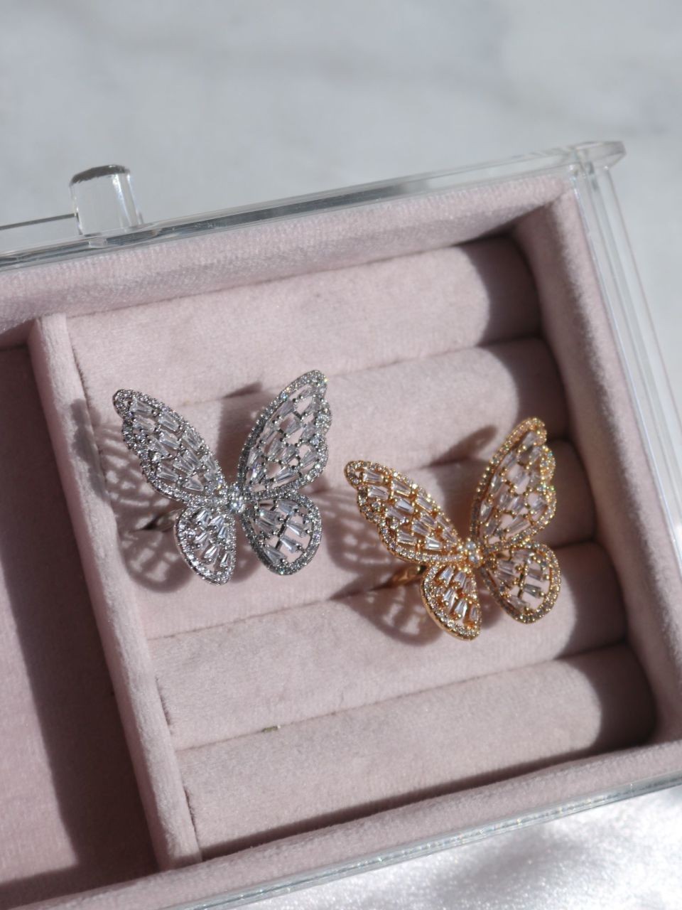 Shining Big Butterfly Ring