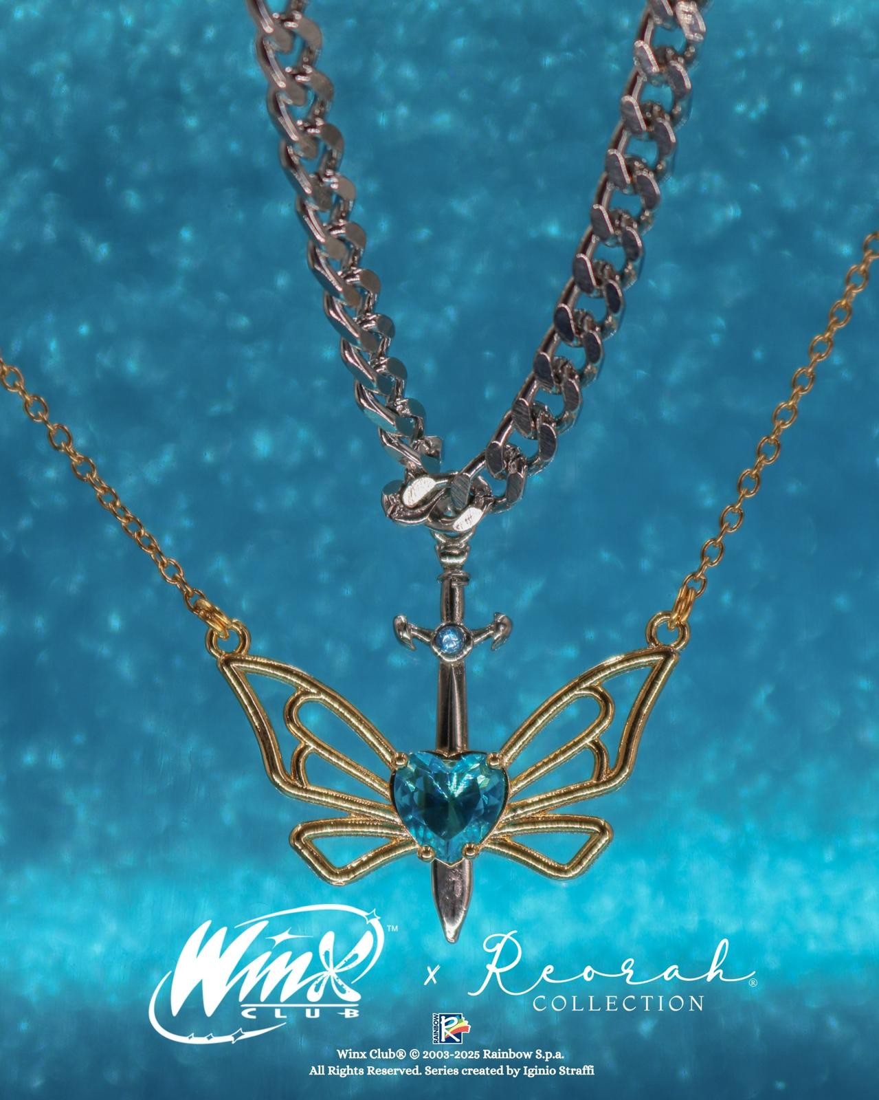 Winx Club® Bloom ve Sky Çift Kolyesi