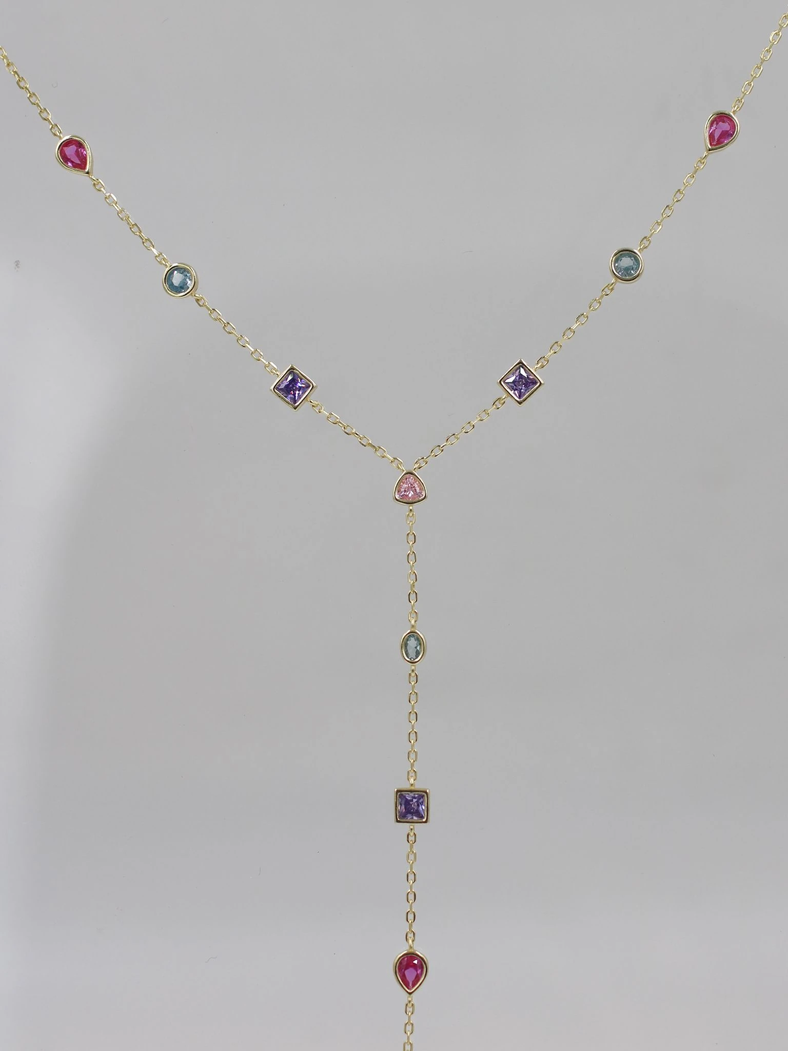 VivamGem 925 Gümüş Y Kolye