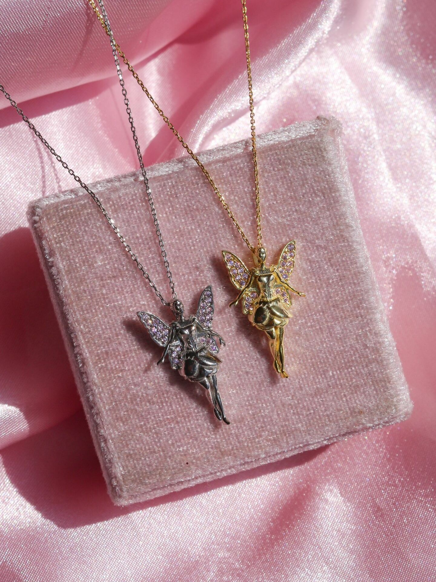 Elina 925 Silver Fairy Necklace