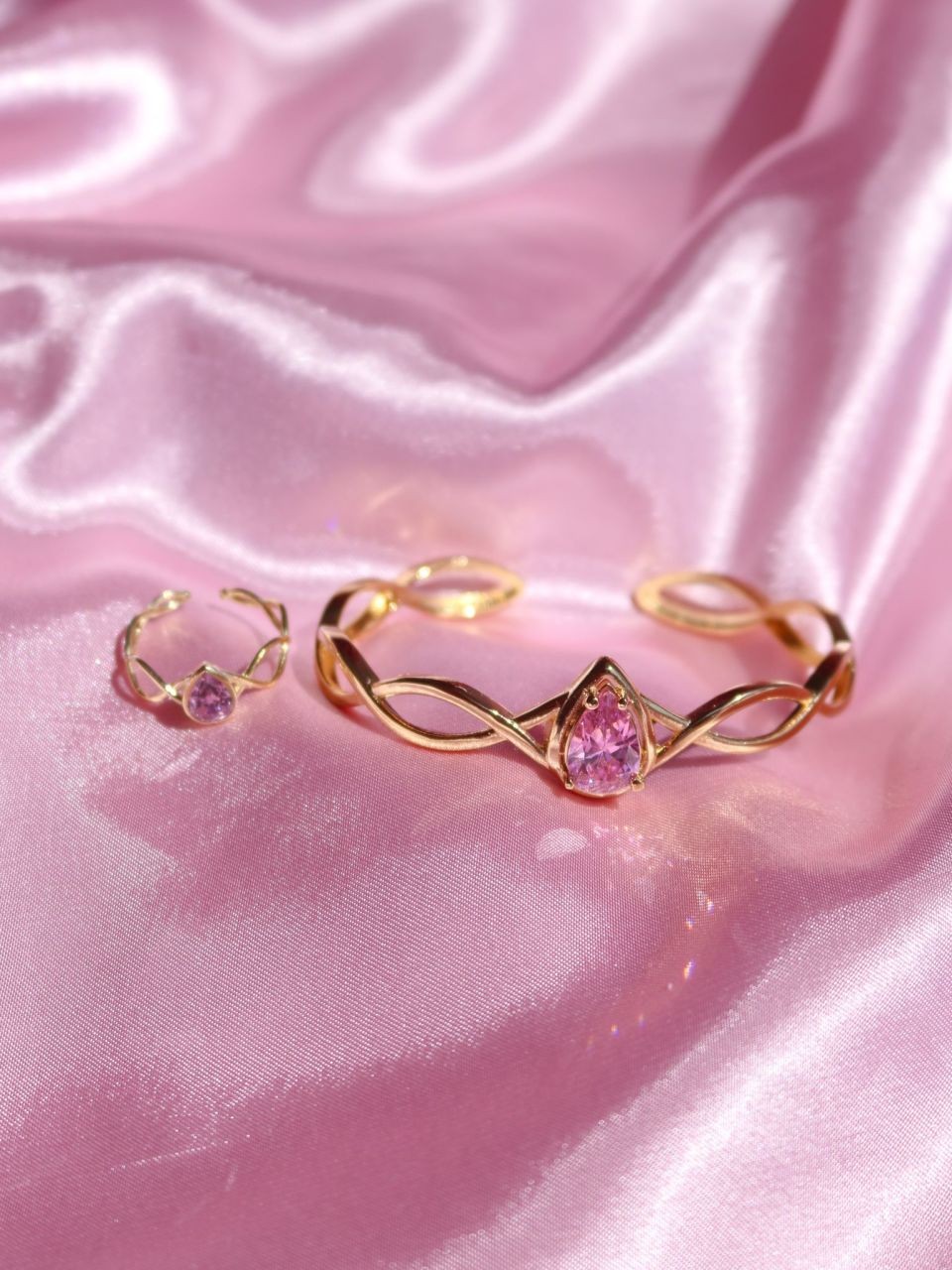 Odette's Pink Crown Bracelet