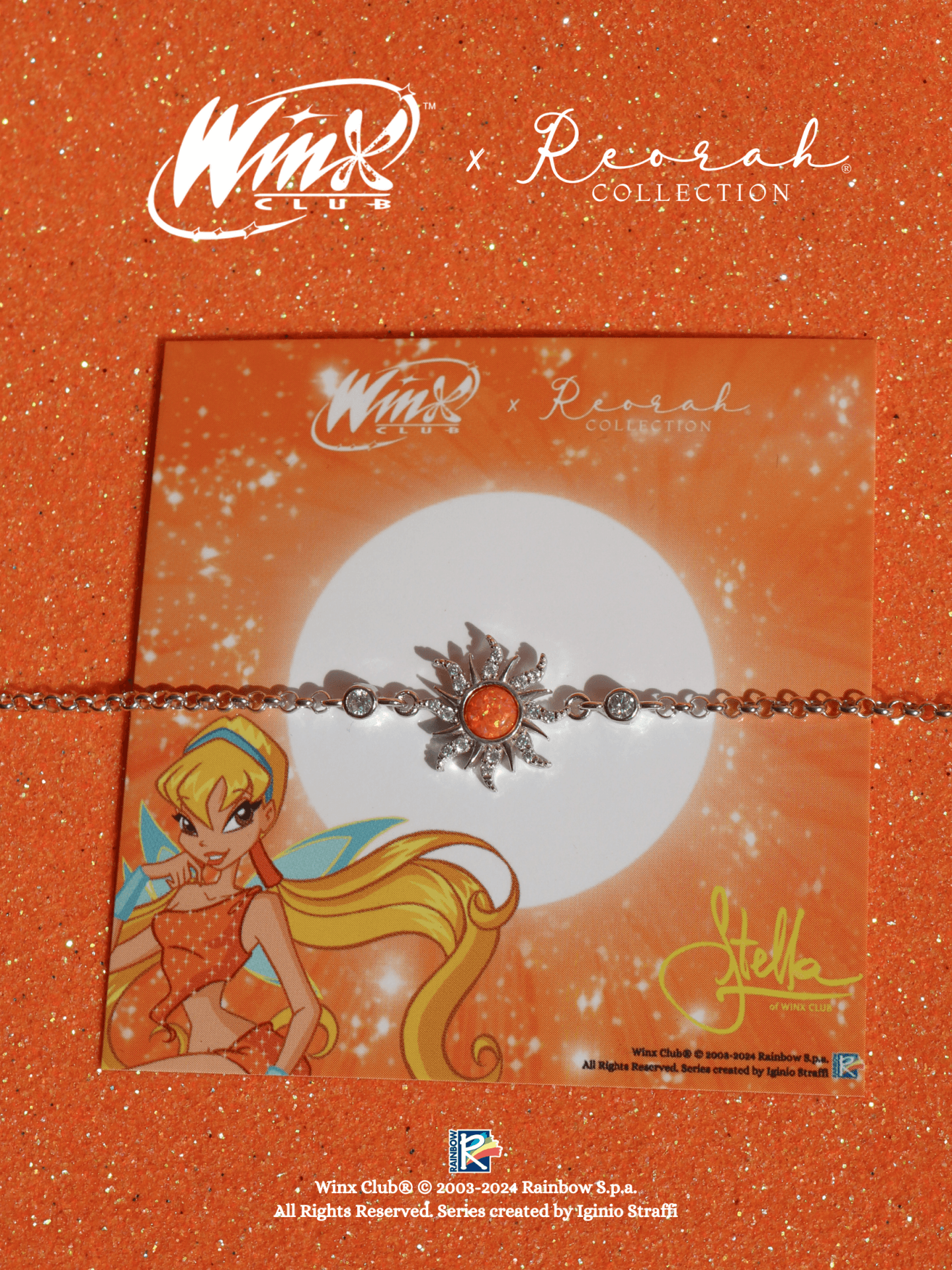 Winx Club® Stella Opal Sun Bracelet 925 Sterling Silver