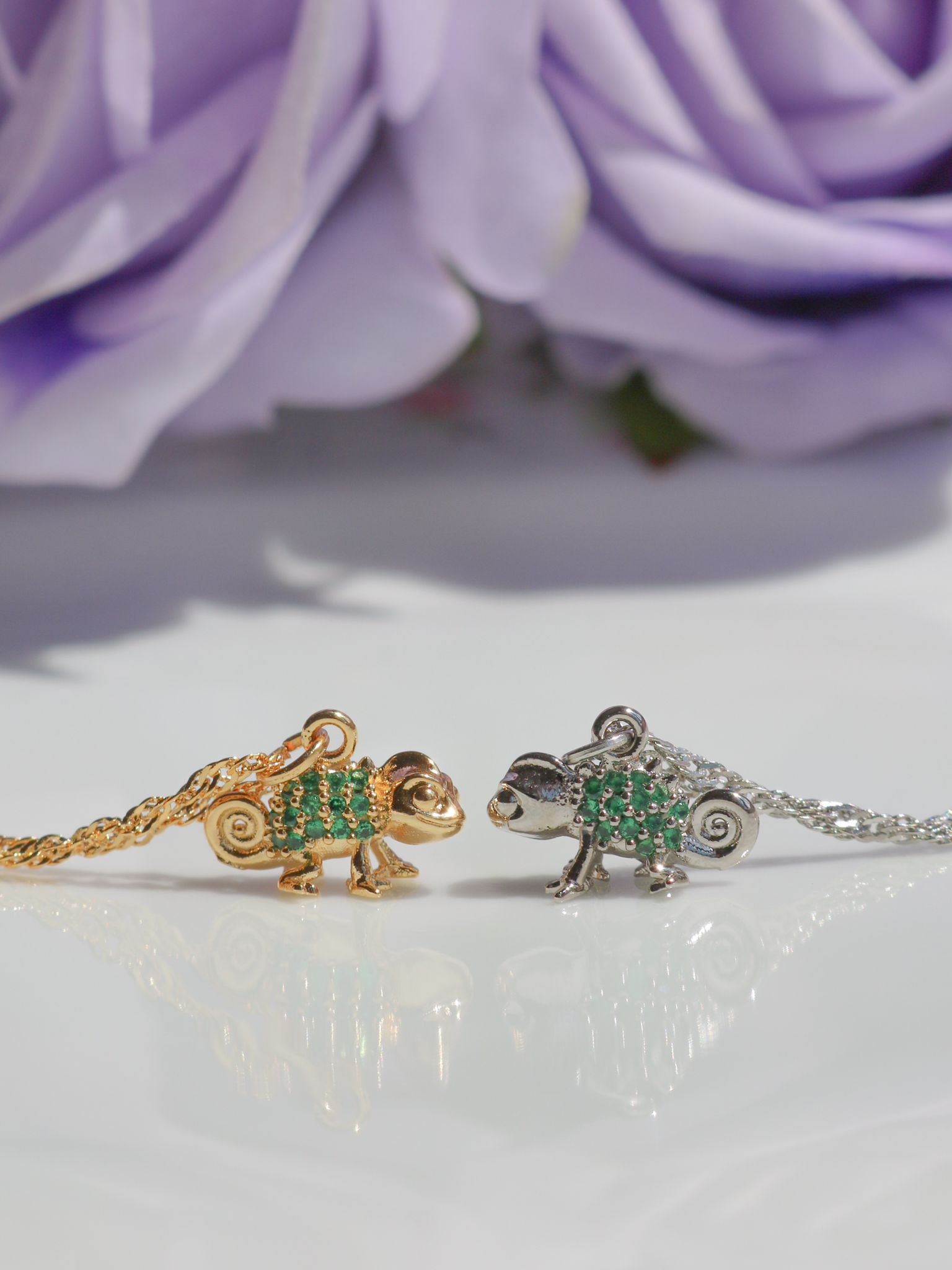 Rapunzel's Pascal Necklace