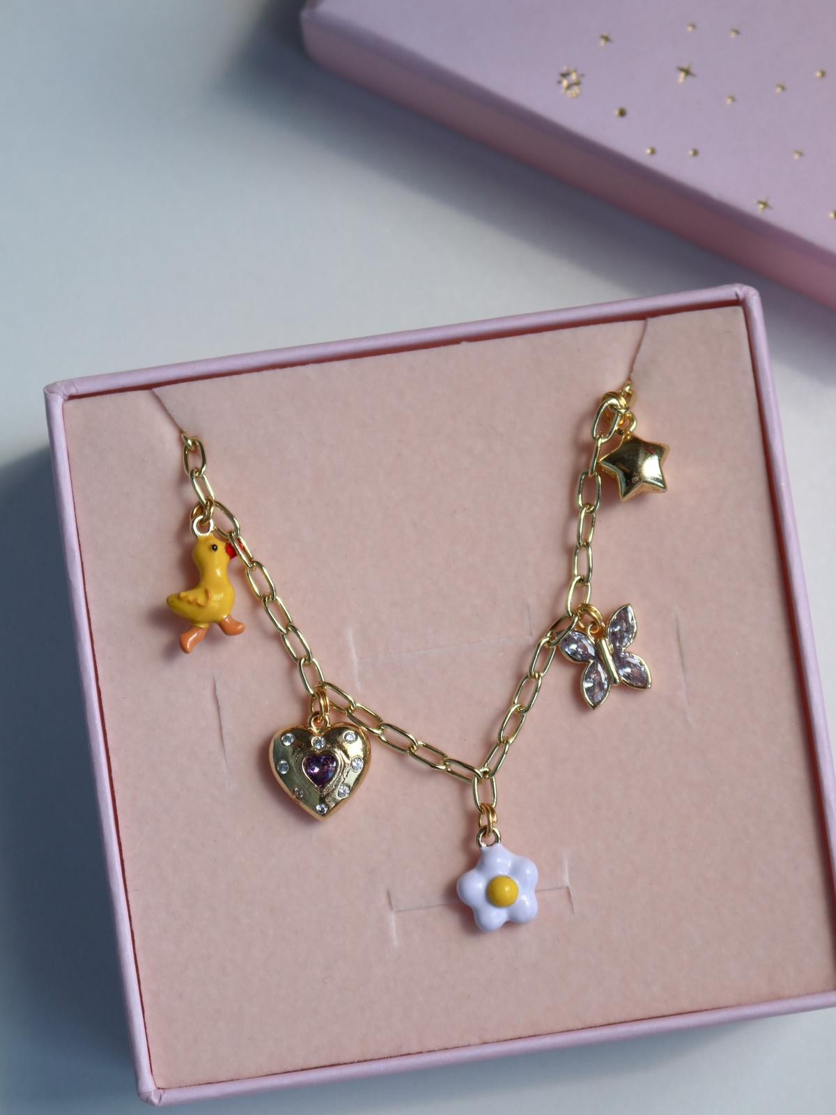 Duckling Dreams Charm Kolye Xuping Zincir