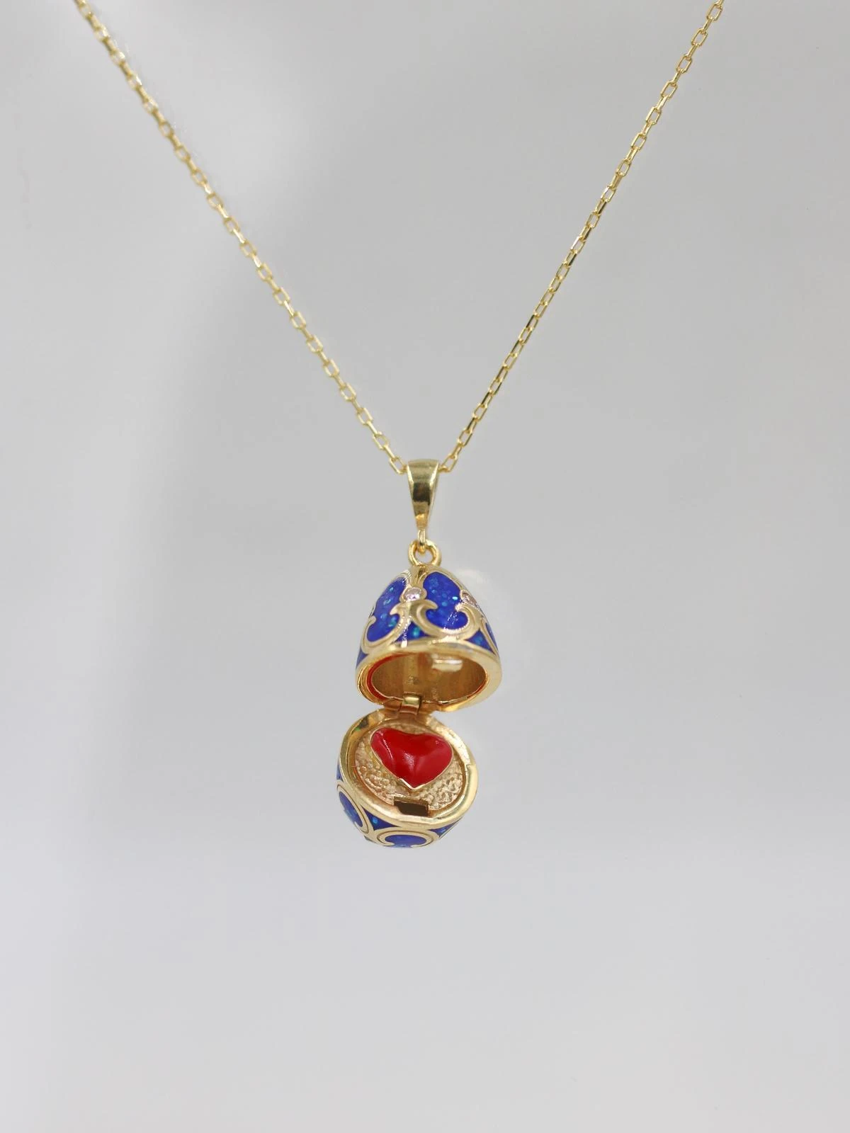 Hidden Heart Paskalya Kolye 925 Ayar Gümüş