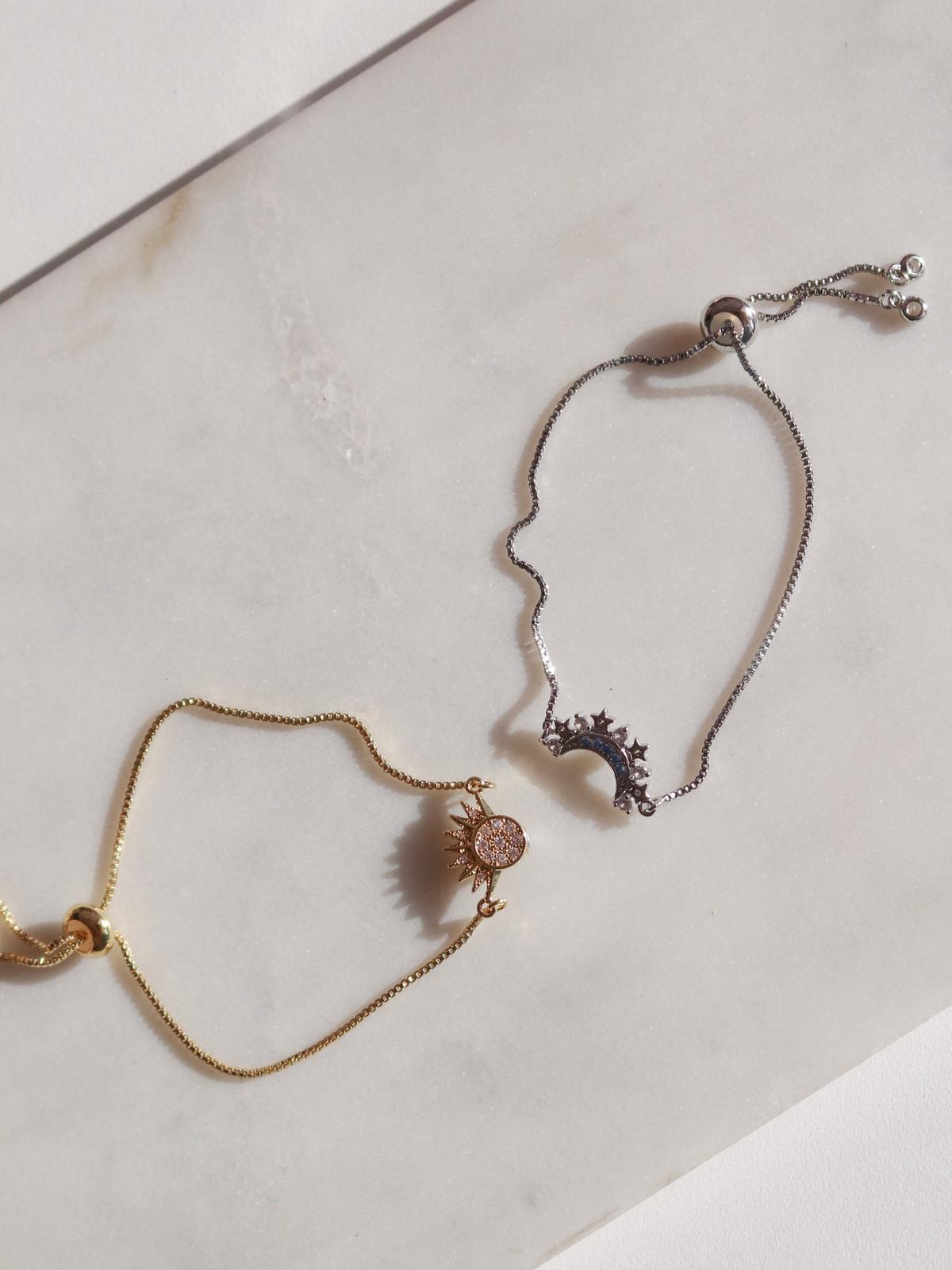 Moon and Sun Çift Bileklik