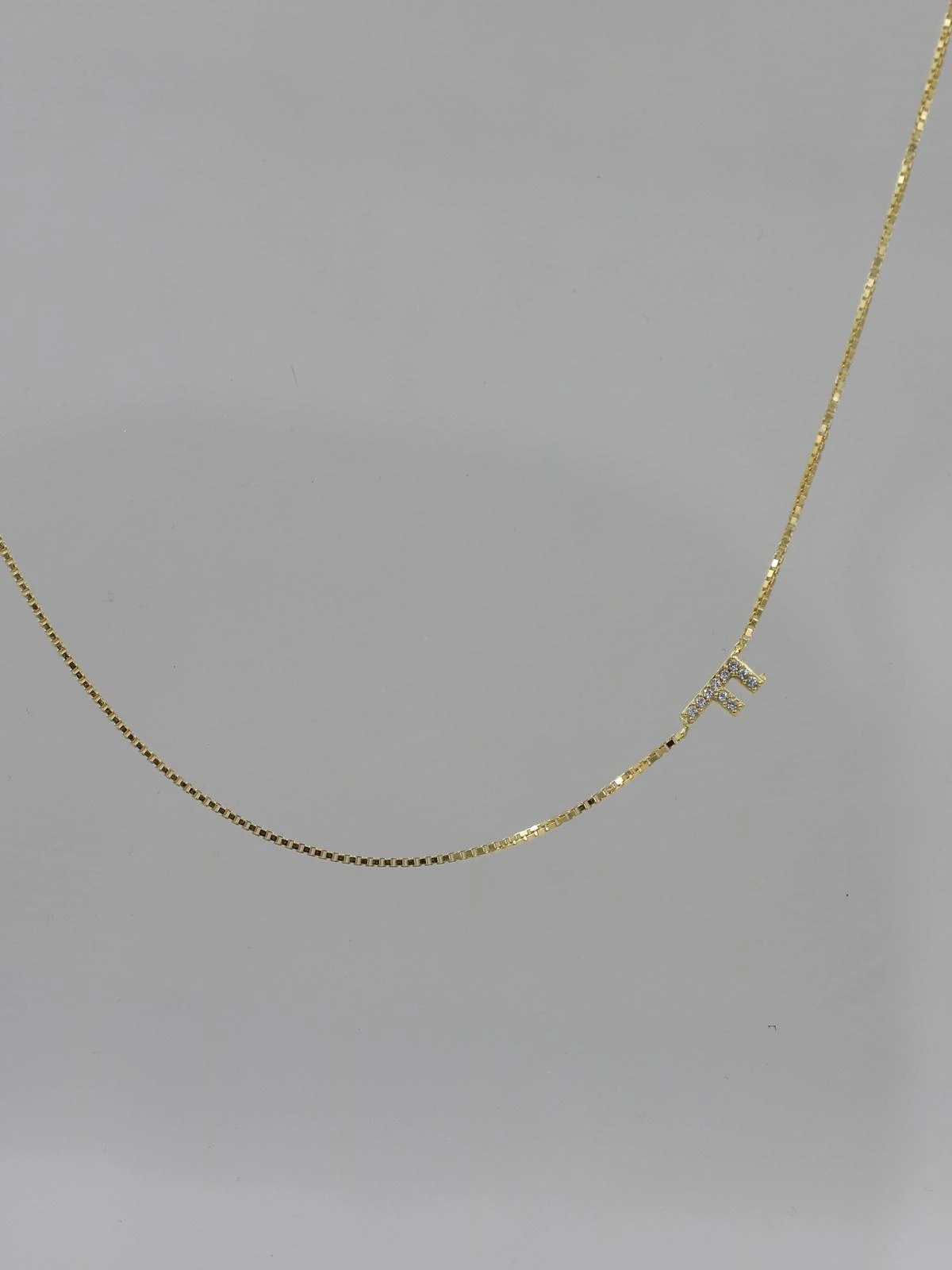 Bridges Letter 925 Silver Necklace