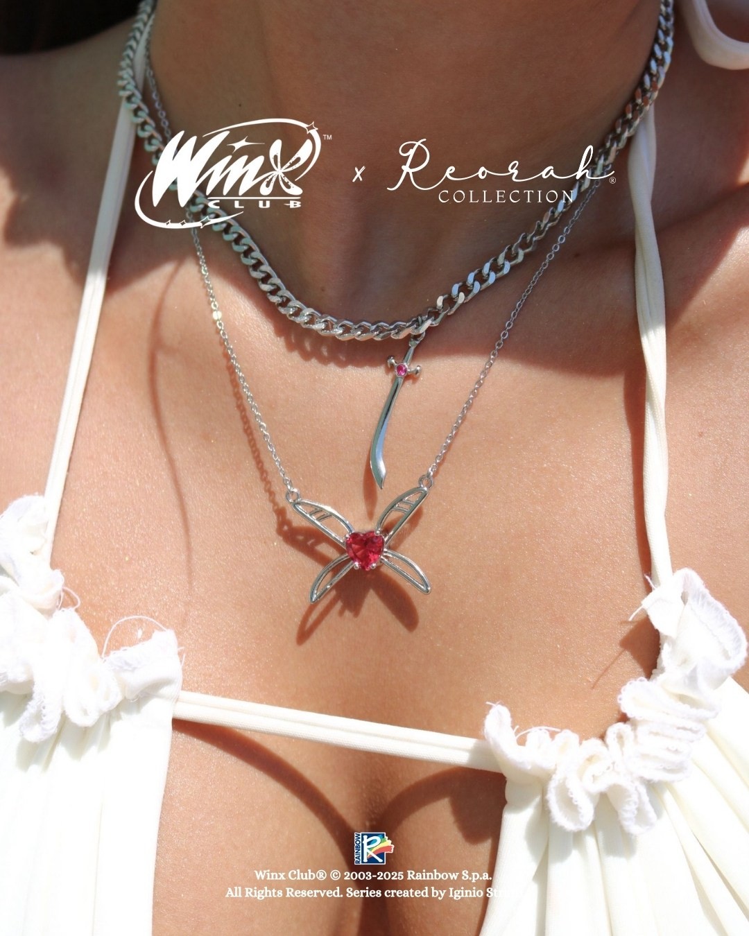 Winx Club® Musa and Riven Couple Necklace
