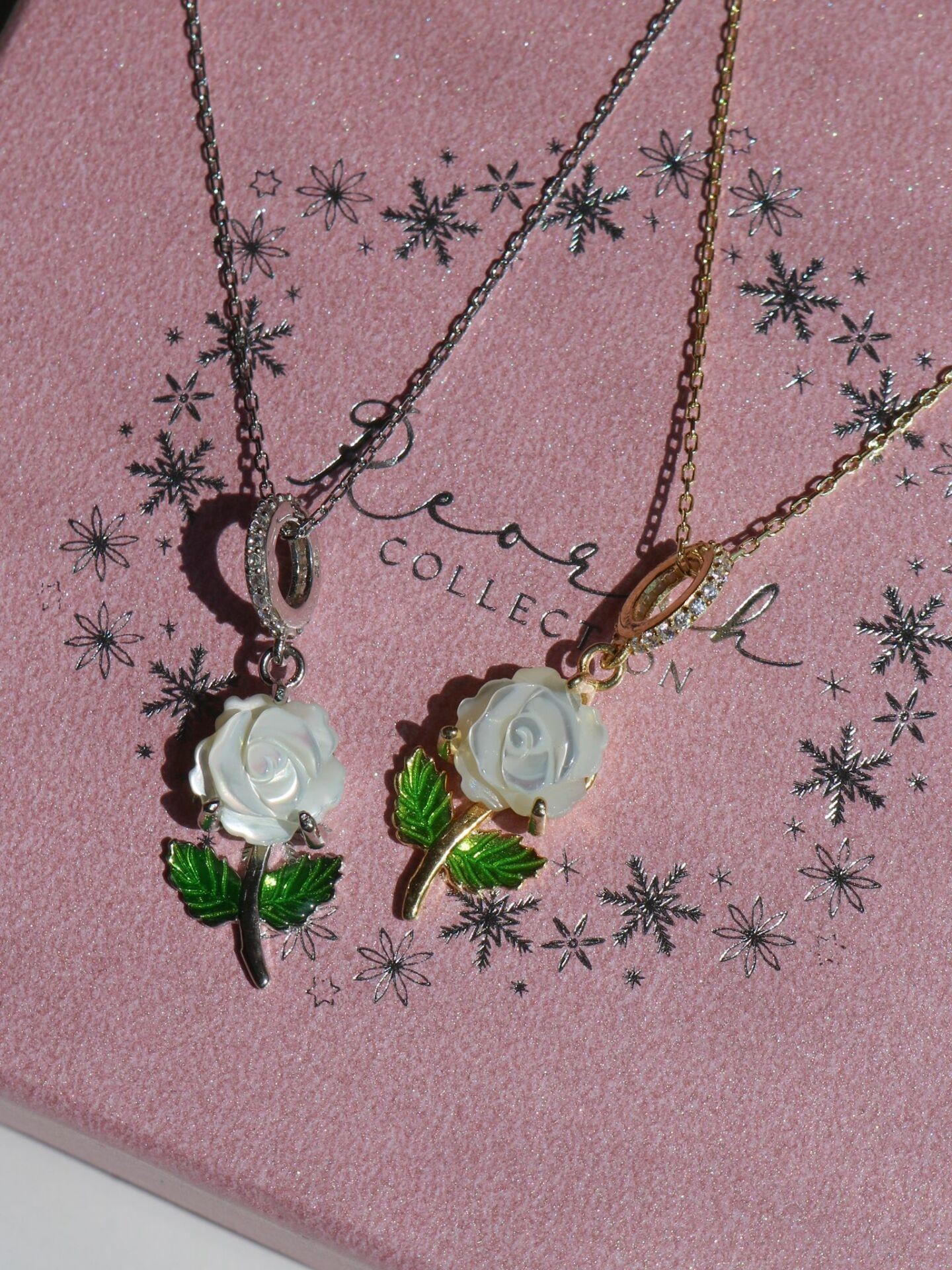 Mother of Flowers 925 Silver Necklace