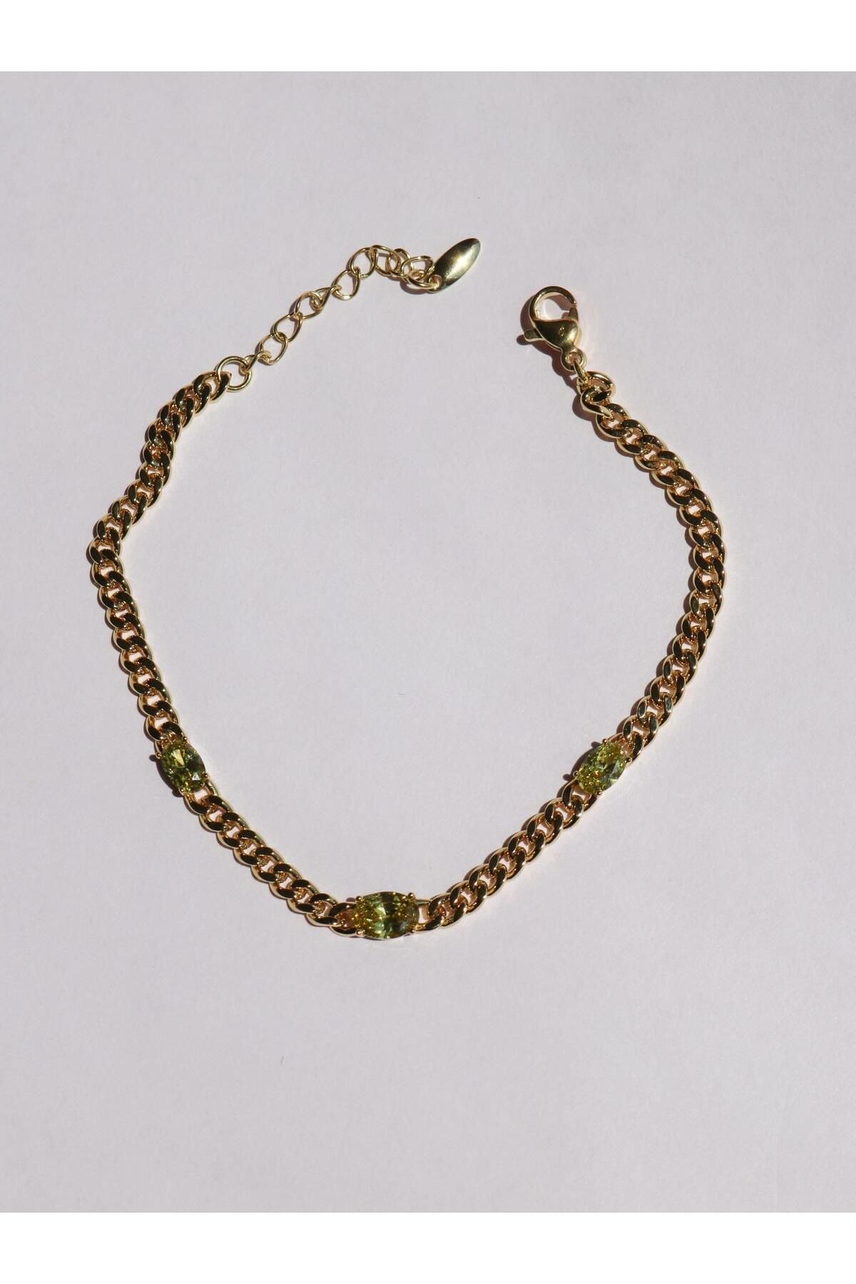 Olive Green Steel Bracelet