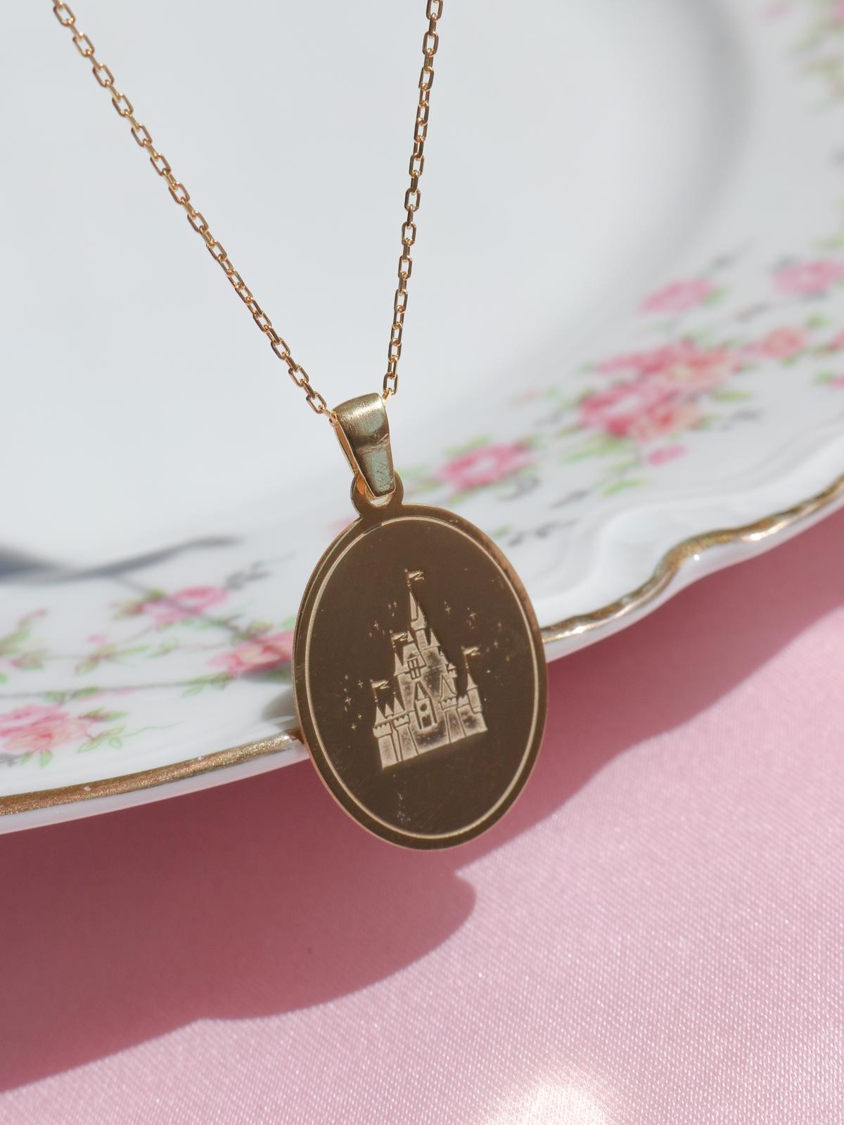 Princess Castle 925 Sterling Silver Necklace