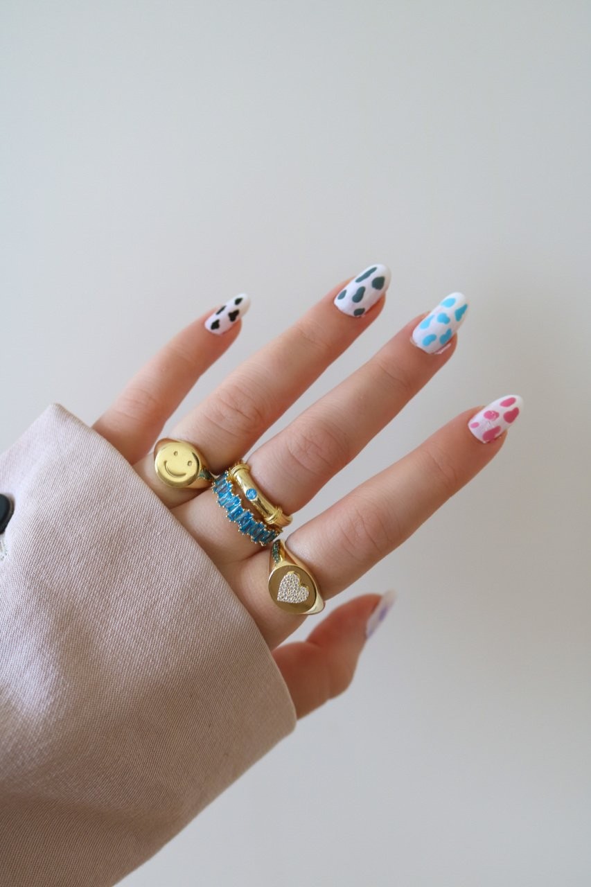 Smiley Face Ring 925 Silver