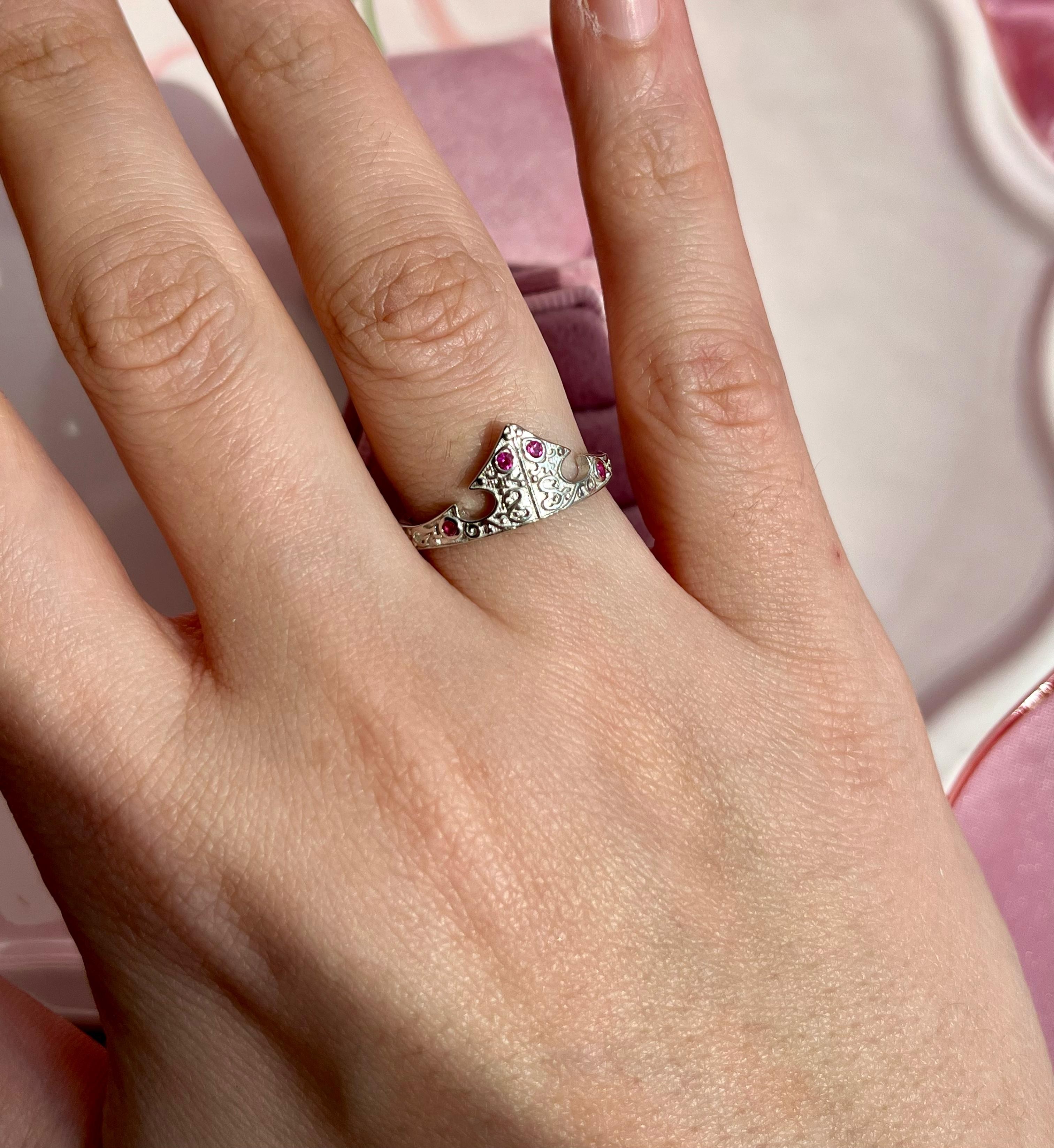 Aurora Crown Ring 925 Silver
