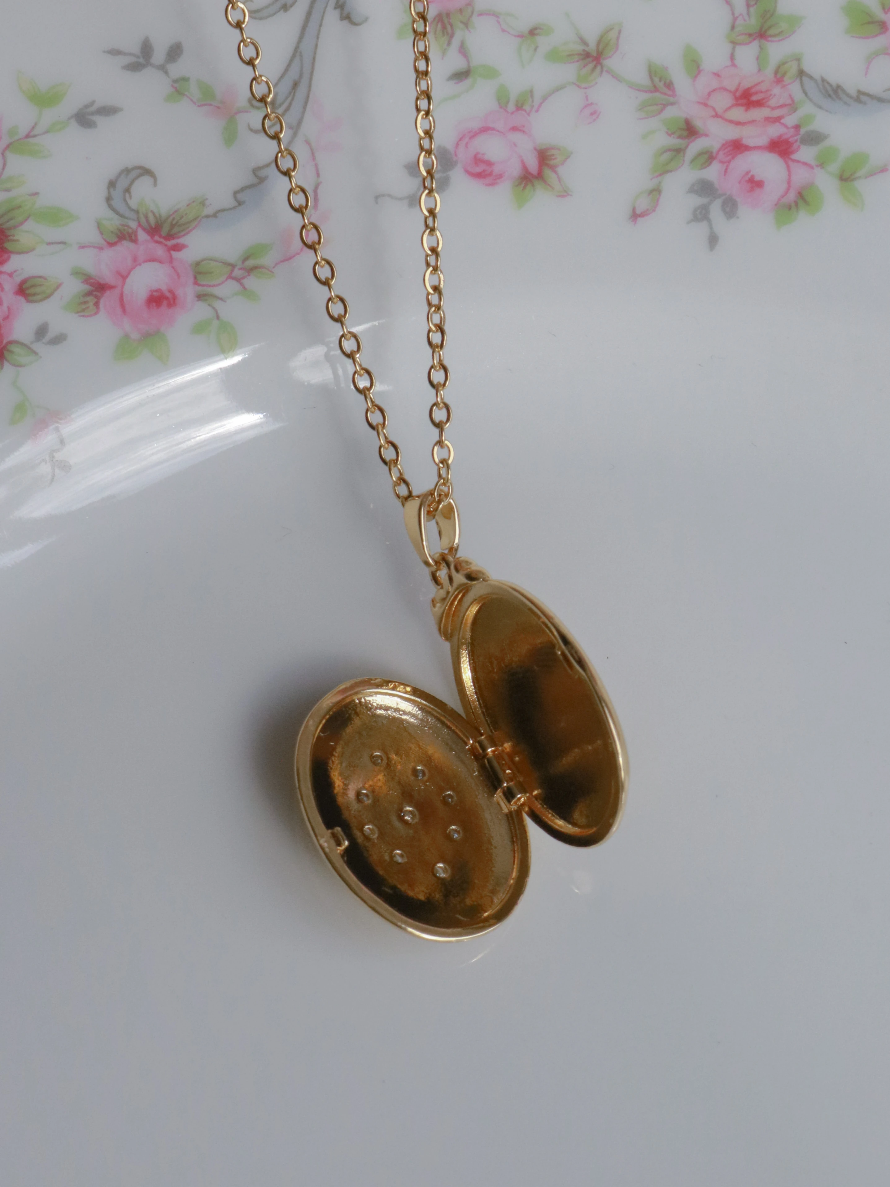 Snowflake Sparkle Kişiye Özel Fotoğraflı Kapaklı Kolye