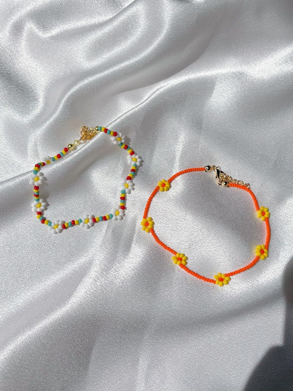 Bead Daisy Anklet