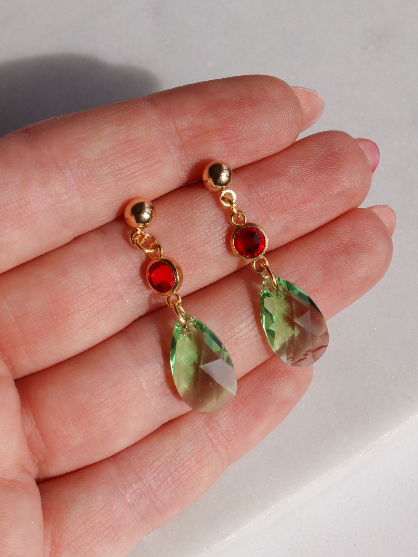 Howl's Moving Castle Earring Light Green