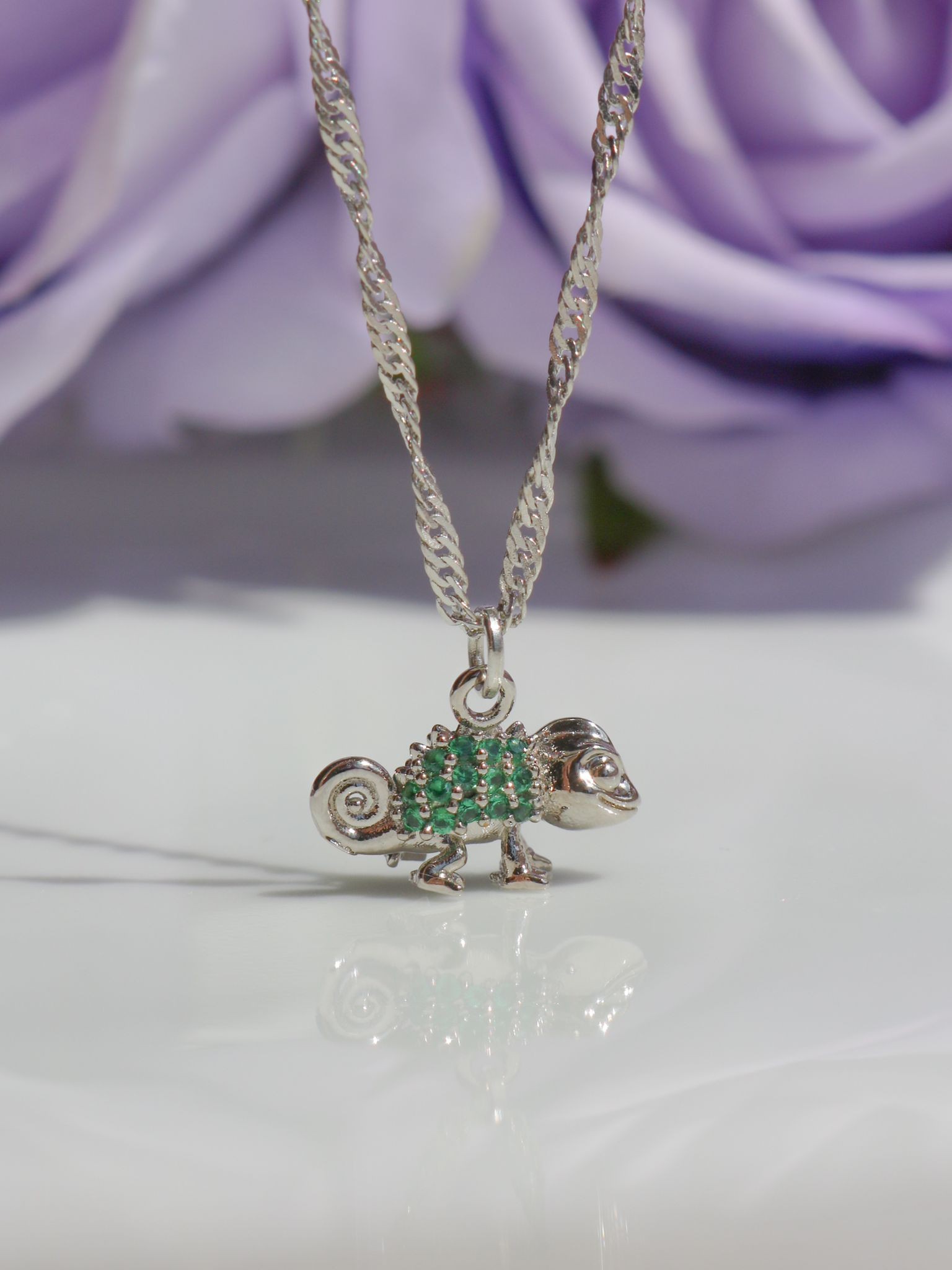 Rapunzel's Pascal Necklace