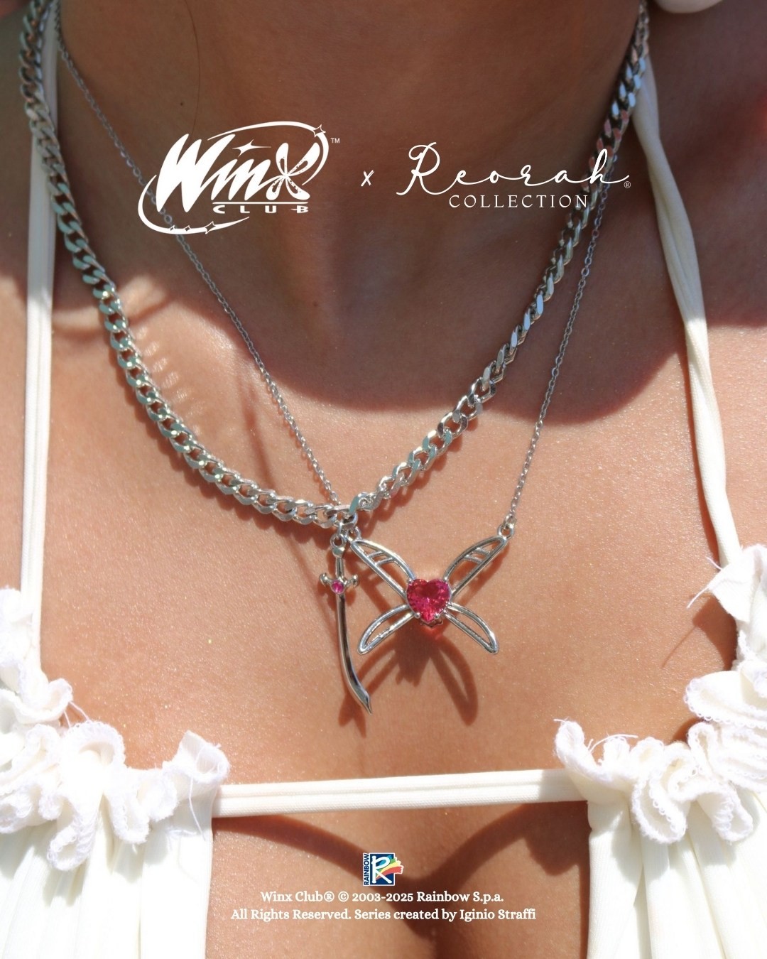 Winx Club® Musa and Riven Couple Necklace